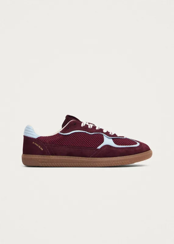 Tb.490 Mesh Burgundy Sneakers made by Alohas