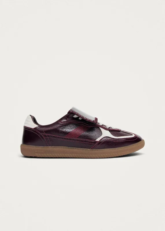 Tb.490 Club Vinyl Burgundy Leather Sneakers made by Alohas