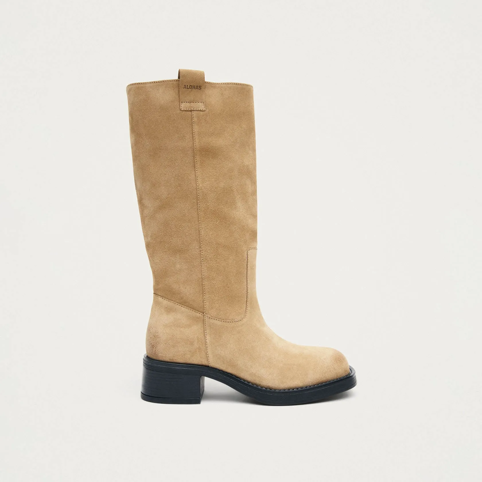 Sajan Suede Sand Leather Boots sold by Alohas product image thumbnail 3