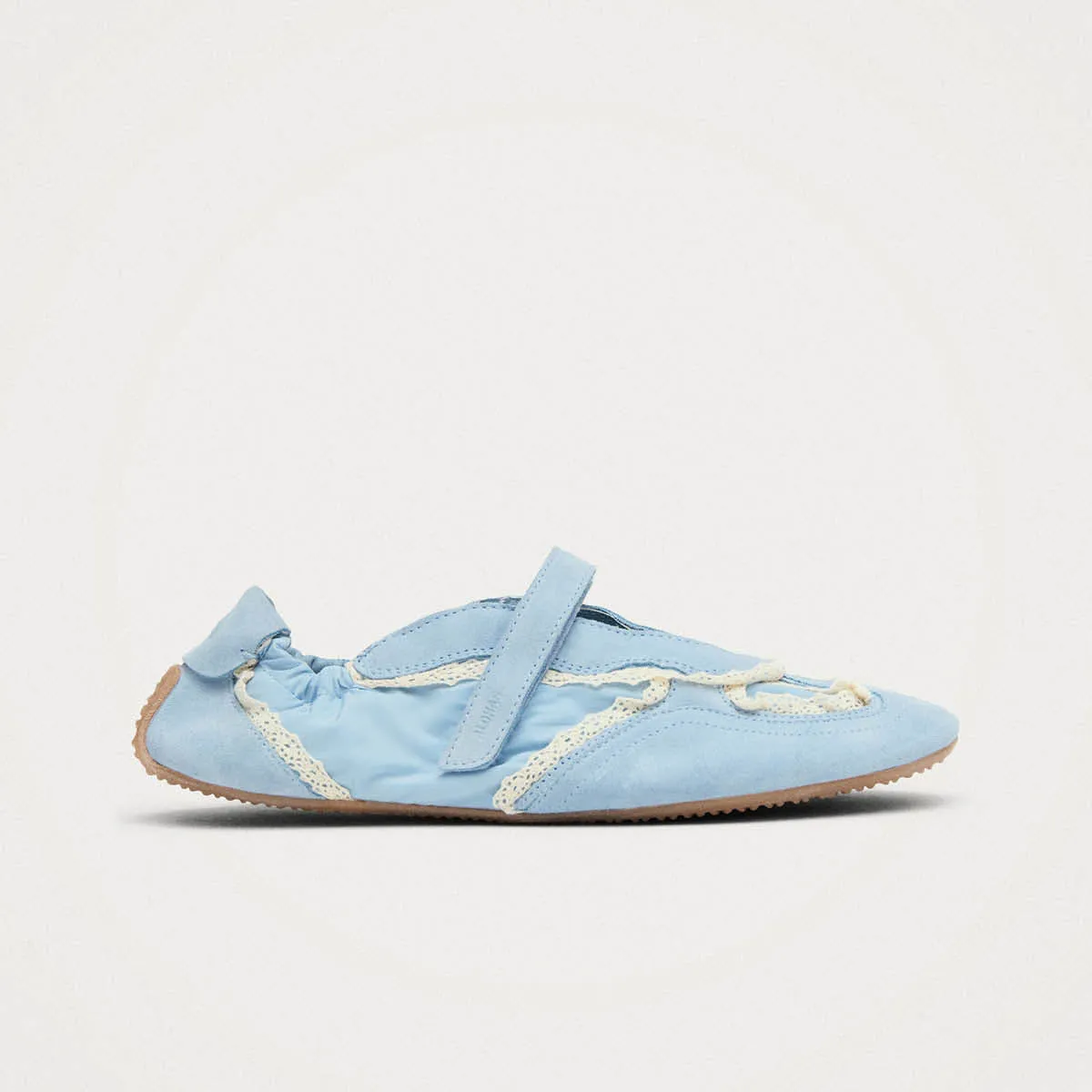 Tb.027 Meryl Crochet Sky Blue Leather Sneakers sold by Alohas product image thumbnail 3
