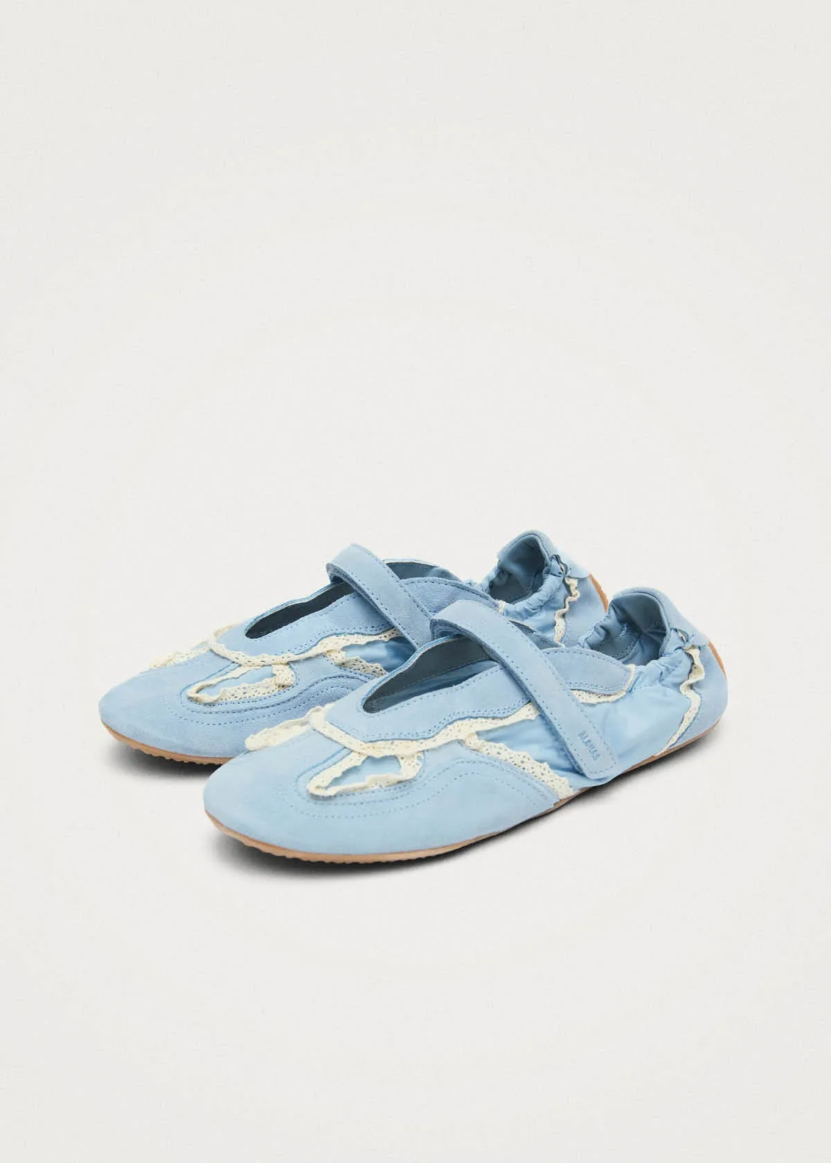 Tb.027 Meryl Crochet Sky Blue Leather Sneakers sold by Alohas product image thumbnail 2