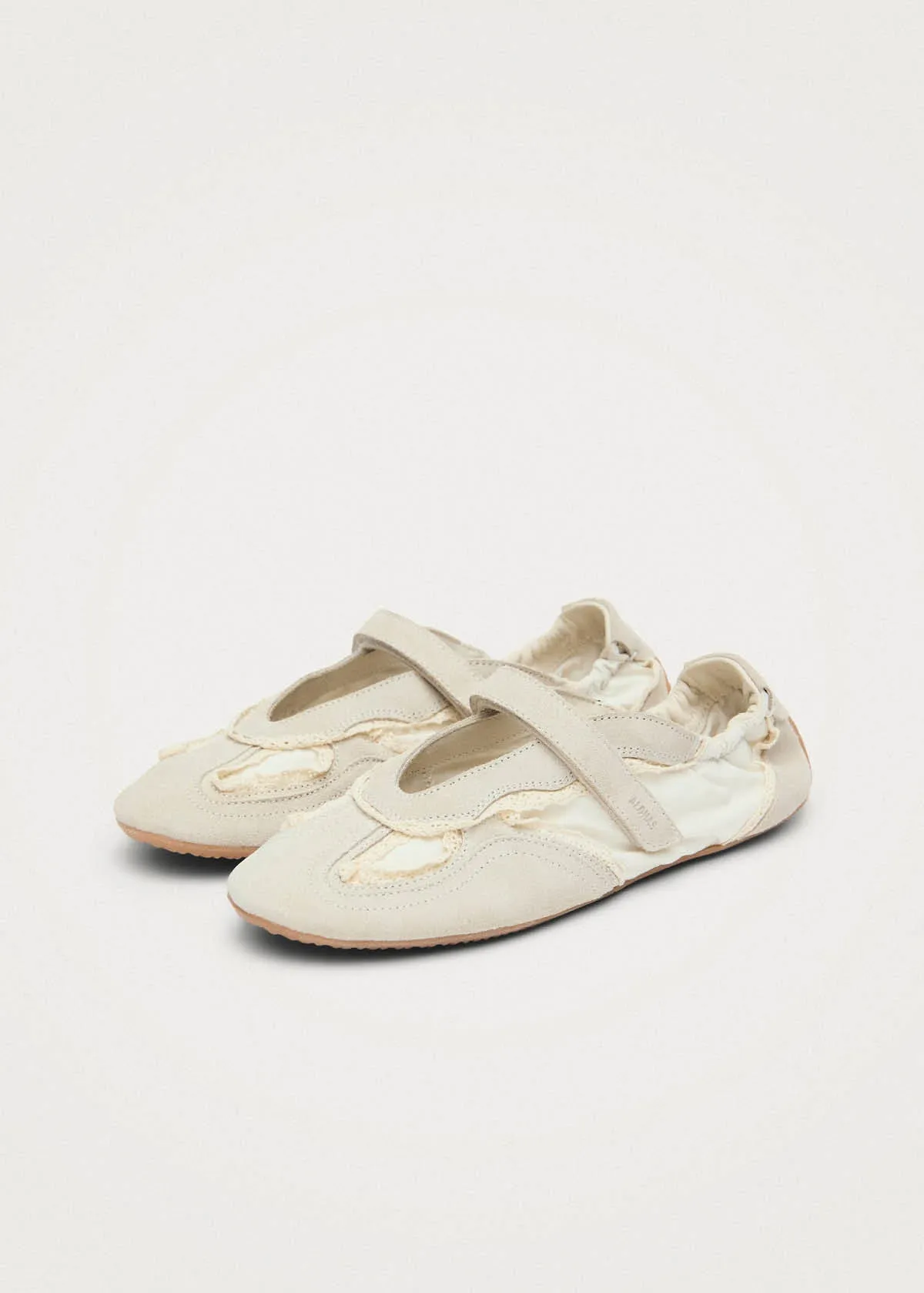 Tb.027 Meryl Crochet Cream Leather Sneakers sold by Alohas product image thumbnail 2