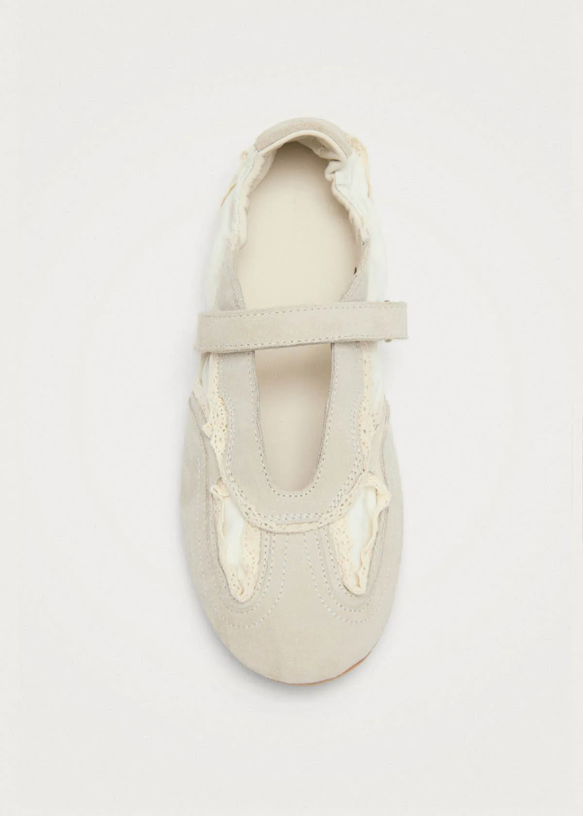Tb.027 Meryl Crochet Cream Leather Sneakers sold by Alohas product image thumbnail 5