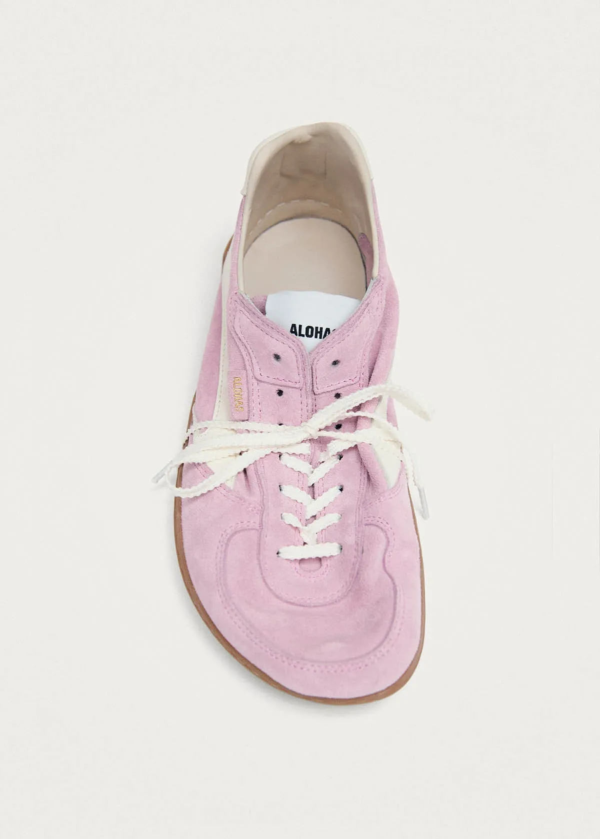 Tb.83 Barefoot Suede Pink Leather Sneakers sold by Alohas product image thumbnail 4