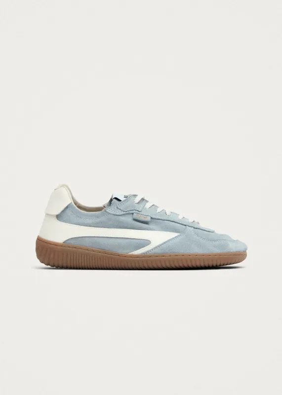 Tb.83 Barefoot Suede Dusty Blue Leather Sneakers made by Alohas