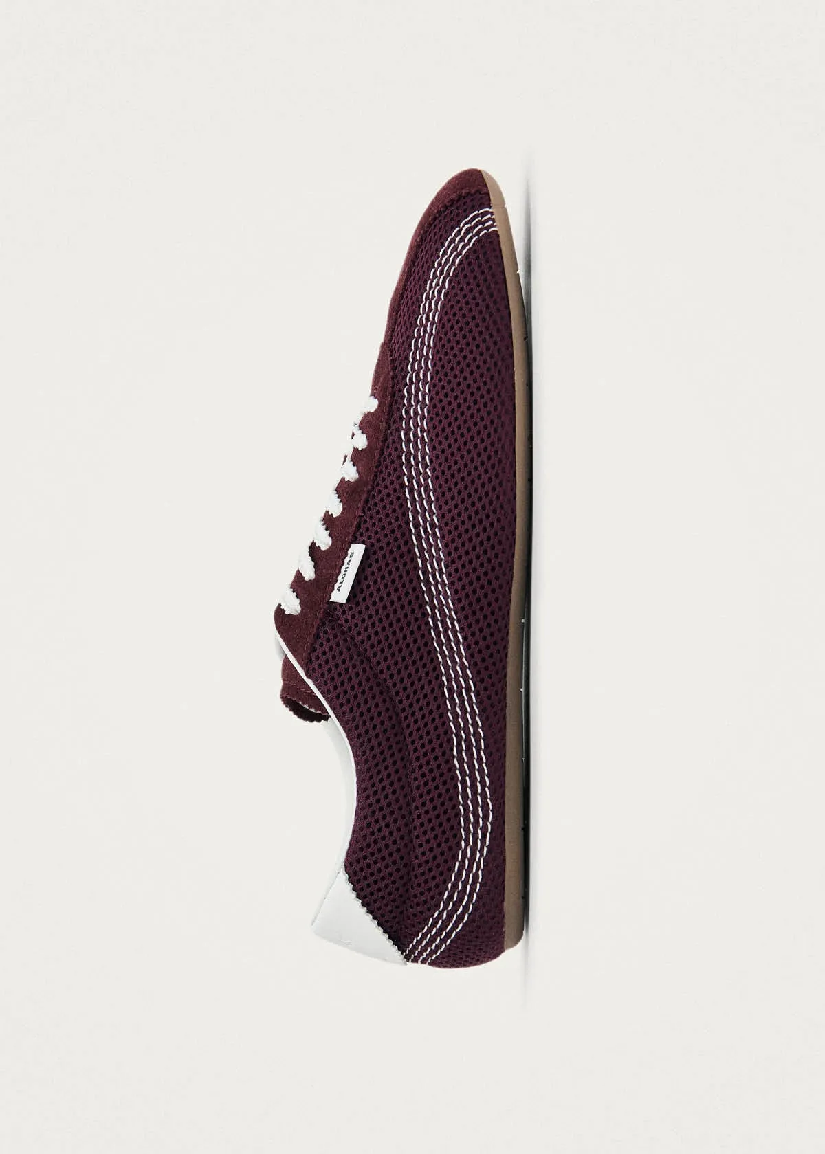 Tb.267 Welle Mesh Burgundy Leather Sneakers sold by Alohas product image thumbnail 4