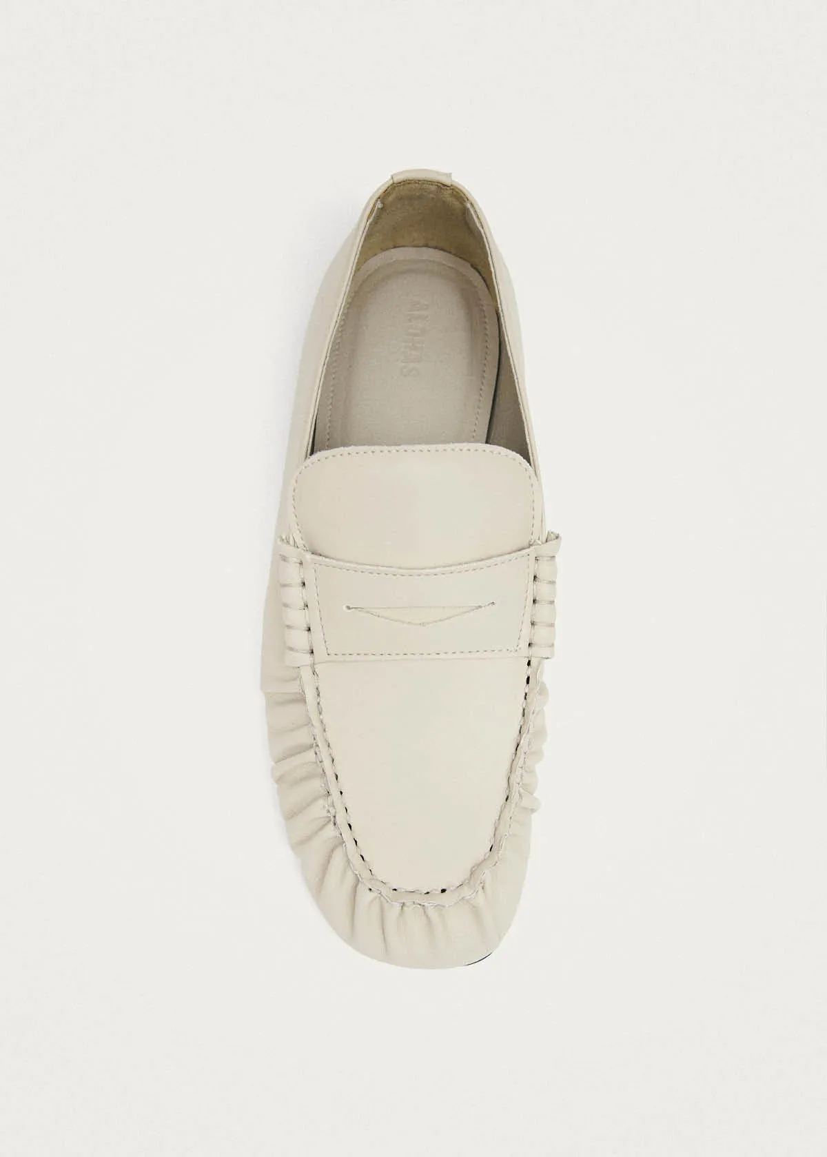 Aven Cream Vegan Leather Loafers sold by Alohas product image thumbnail 5