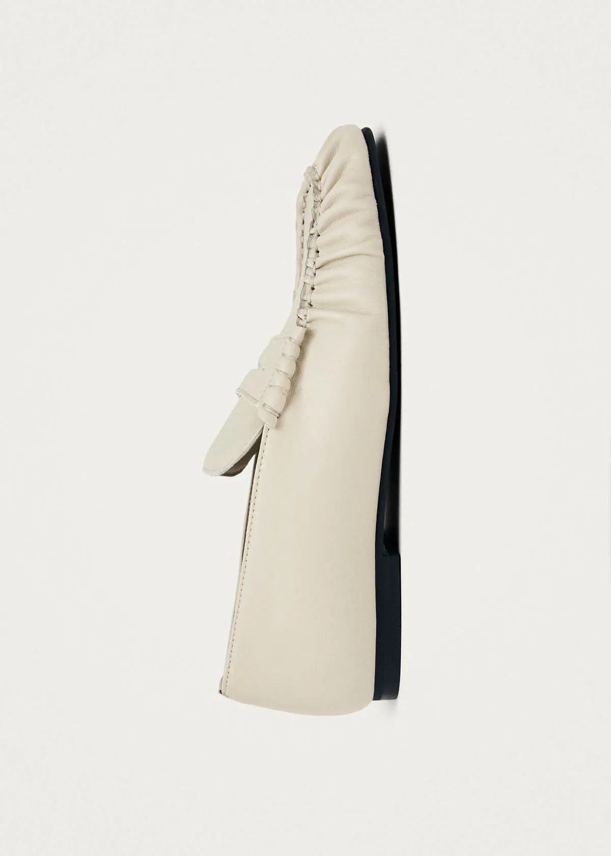 Aven Cream Vegan Leather Loafers sold by Alohas product image thumbnail 4