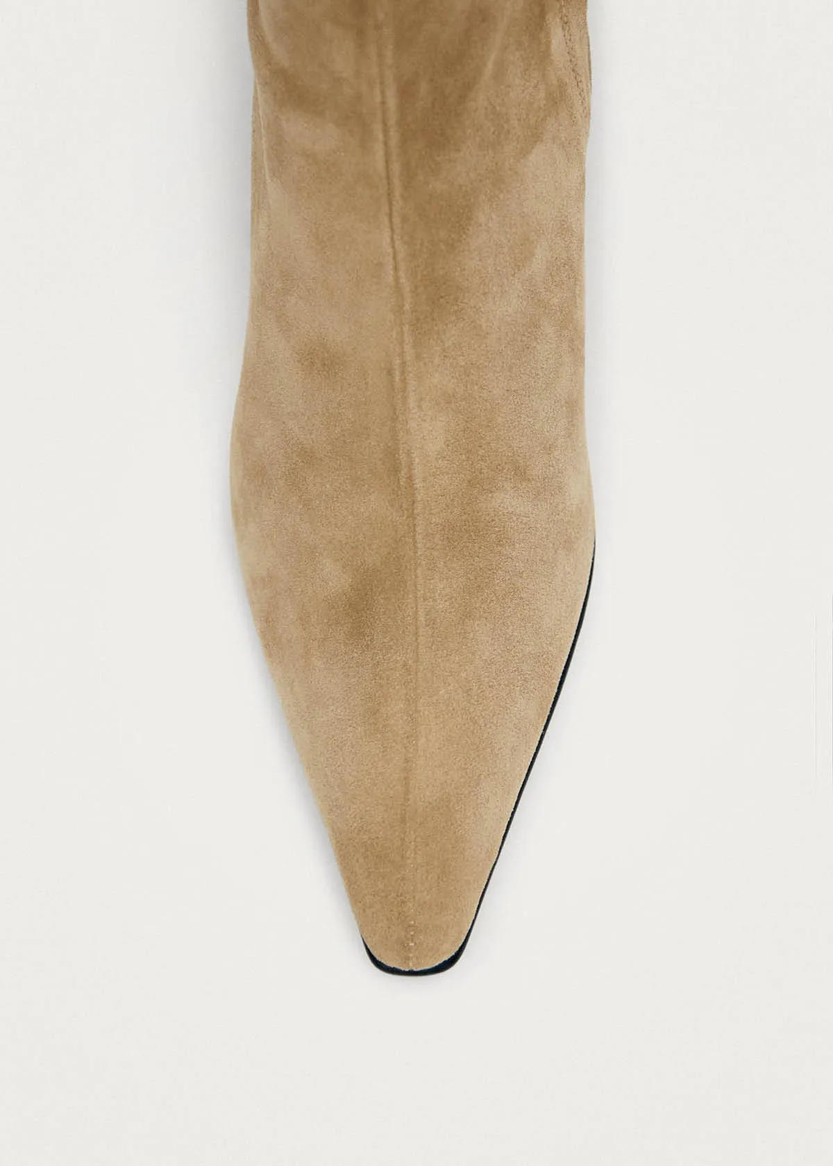Ambar Suede Tan Leather Ankle Boots sold by Alohas product image thumbnail 4