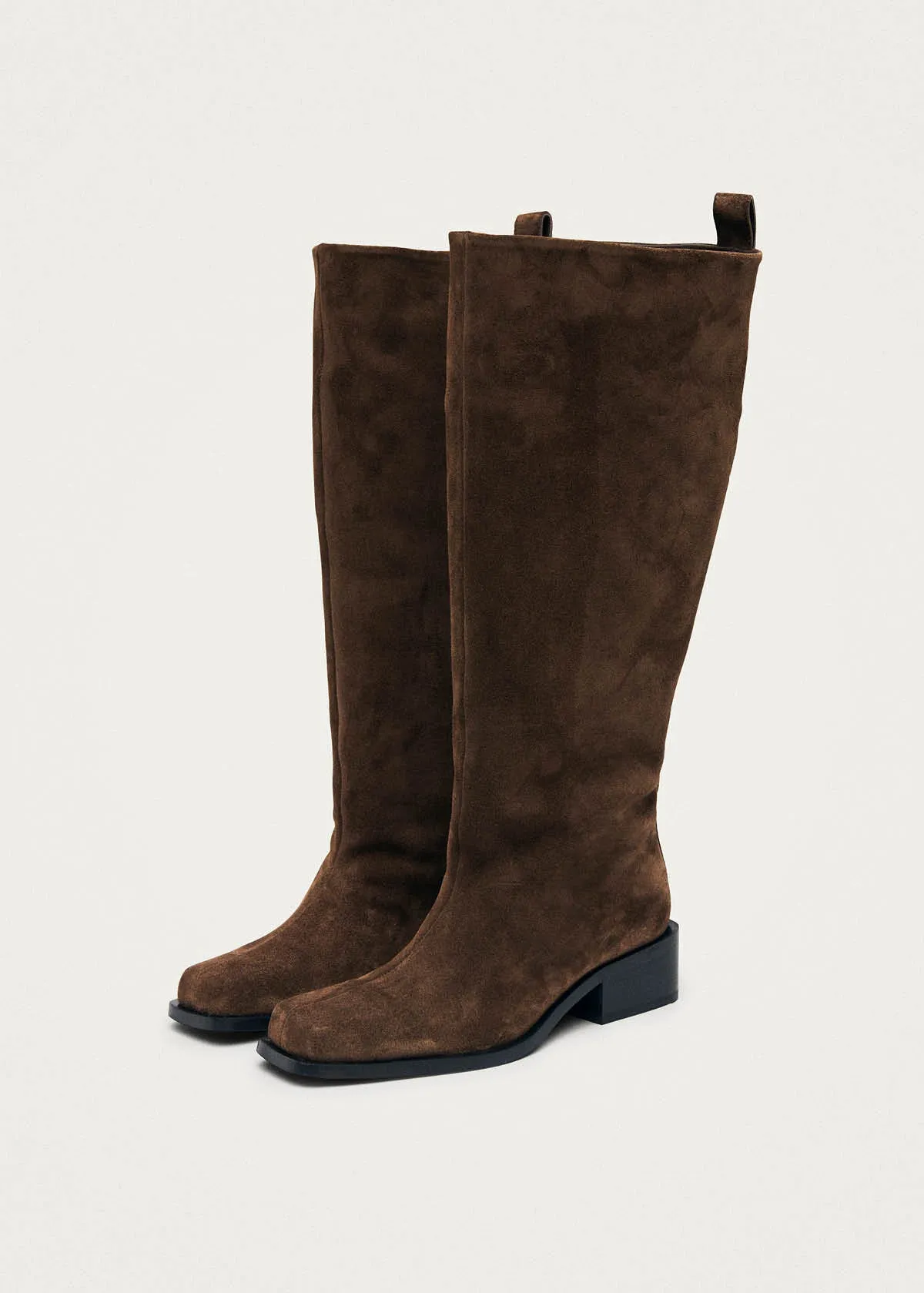 Milo Suede Brown Leather Boots sold by Alohas product image thumbnail 4