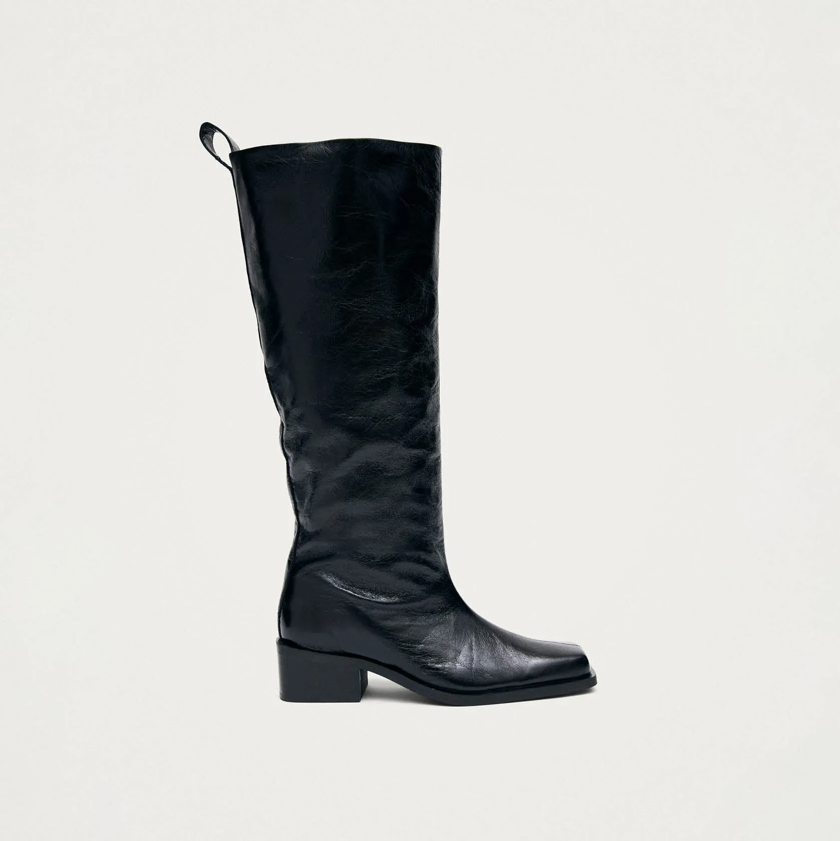 Milo Rift Black Leather Boots sold by Alohas product image thumbnail 3