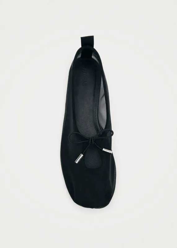 Rosalind Light Mesh Black Ballet Flats made by Alohas