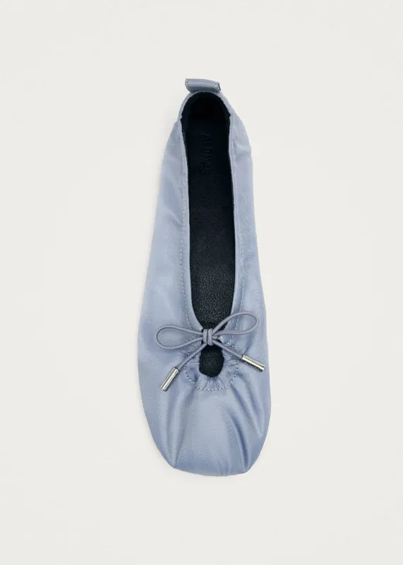 Rosalind Sheen Denim Blue Ballet Flats made by Alohas