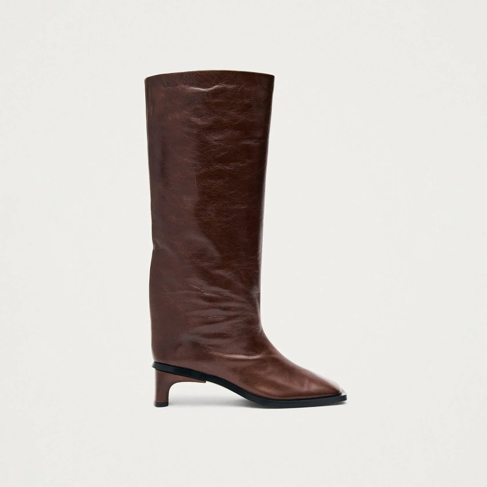 Elias Rift Dark Chocolate Leather Boots sold by Alohas product image thumbnail 3