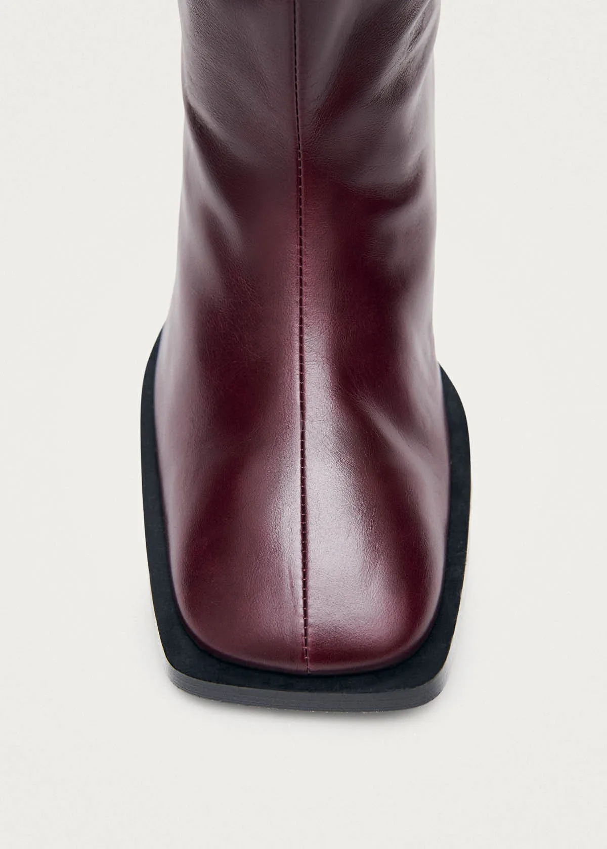 Elias Rift Burgundy Leather Boots sold by Alohas product image thumbnail 5
