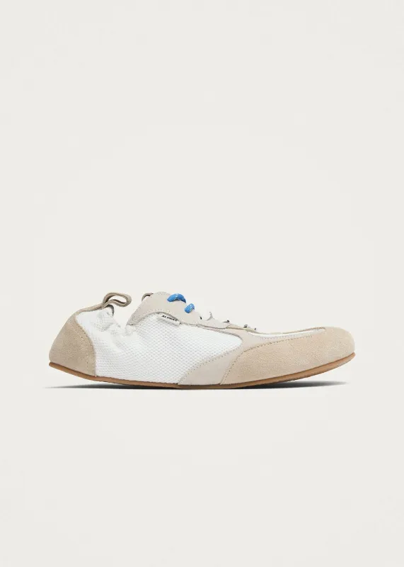 Tb.26 Sora Barefoot Cream Leather Sneakers made by Alohas