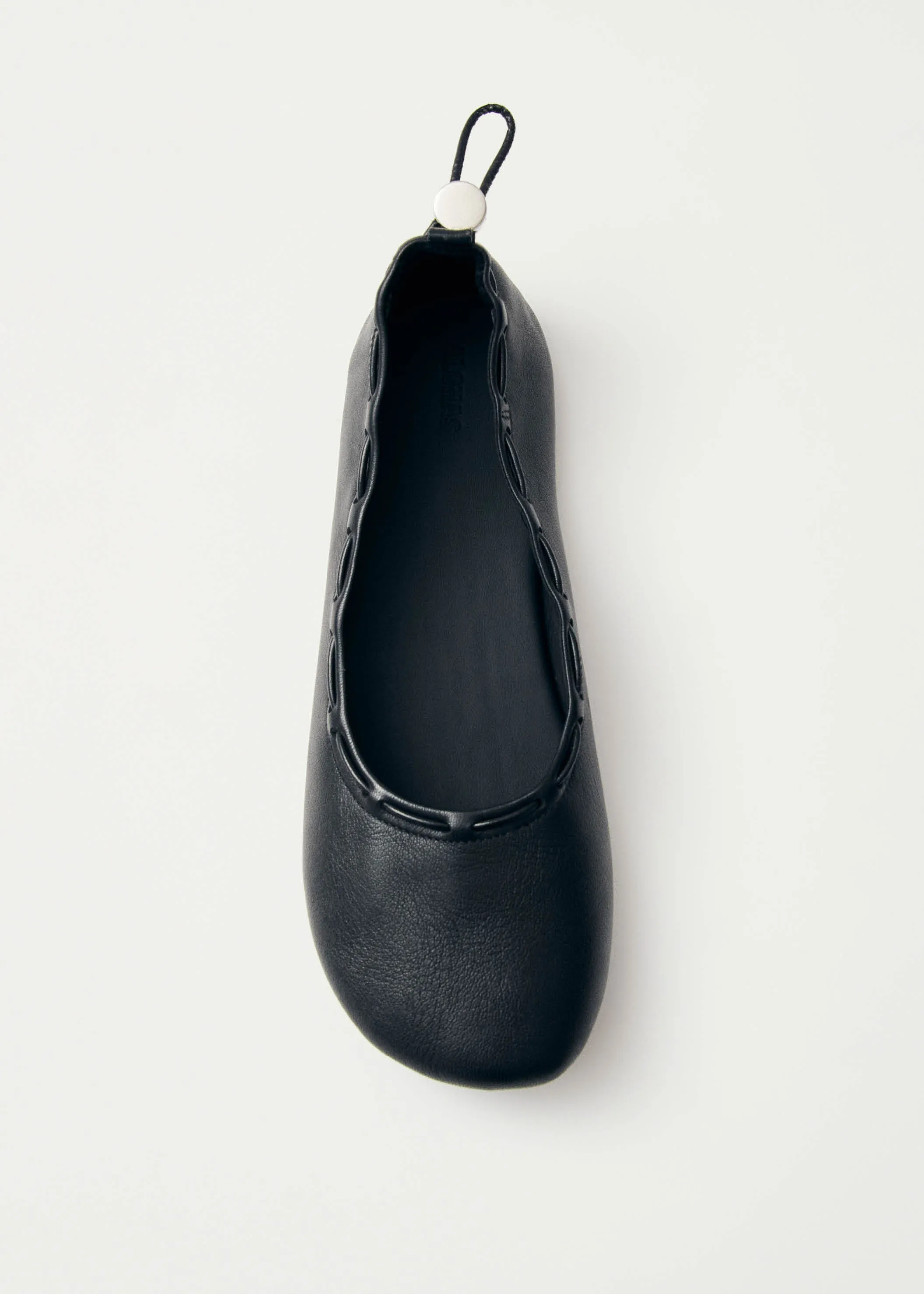 Gill Black Leather Ballet Flats sold by Alohas product image thumbnail 4