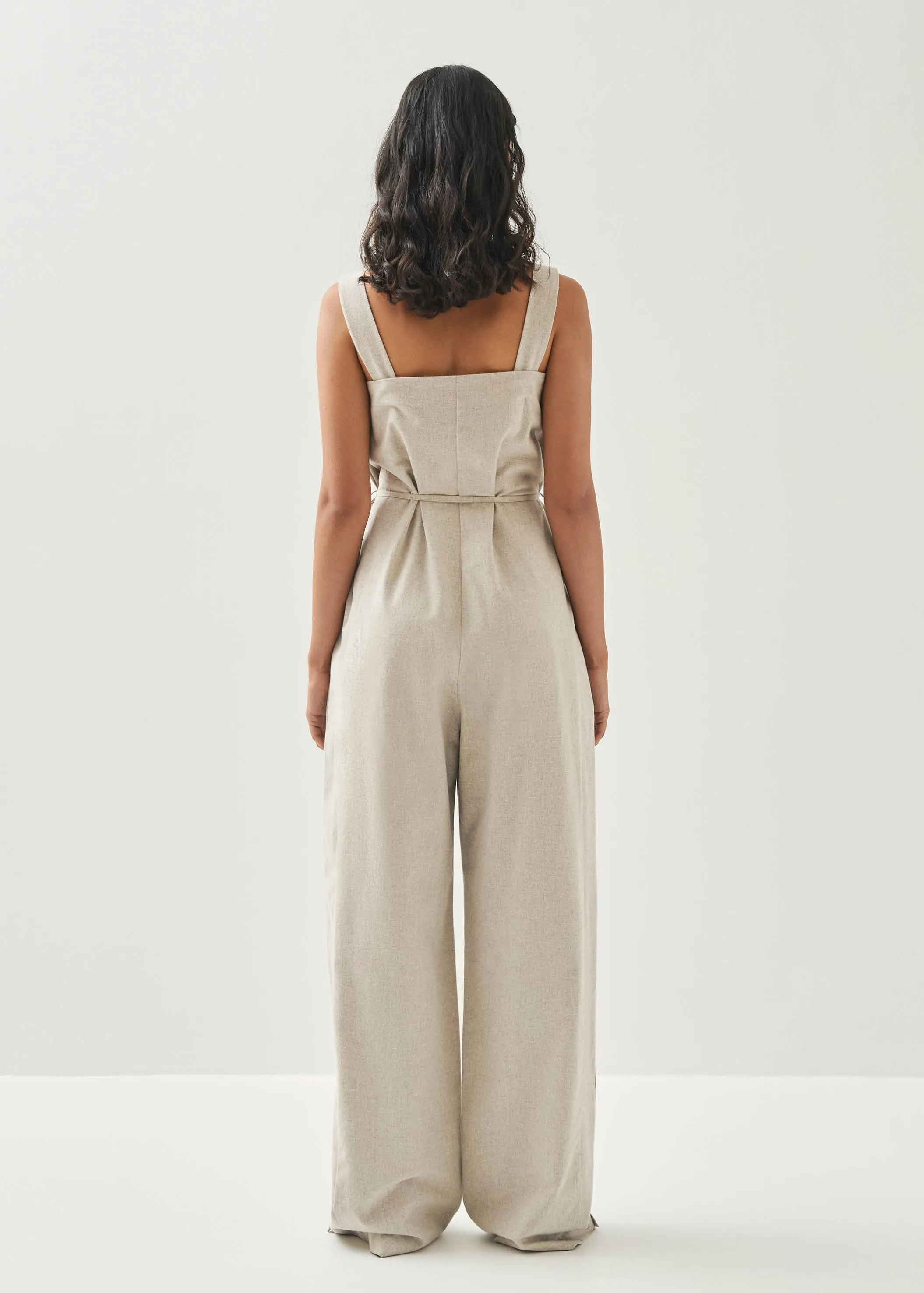 Inguer Cream Jumpsuit sold by Alohas product image thumbnail 5