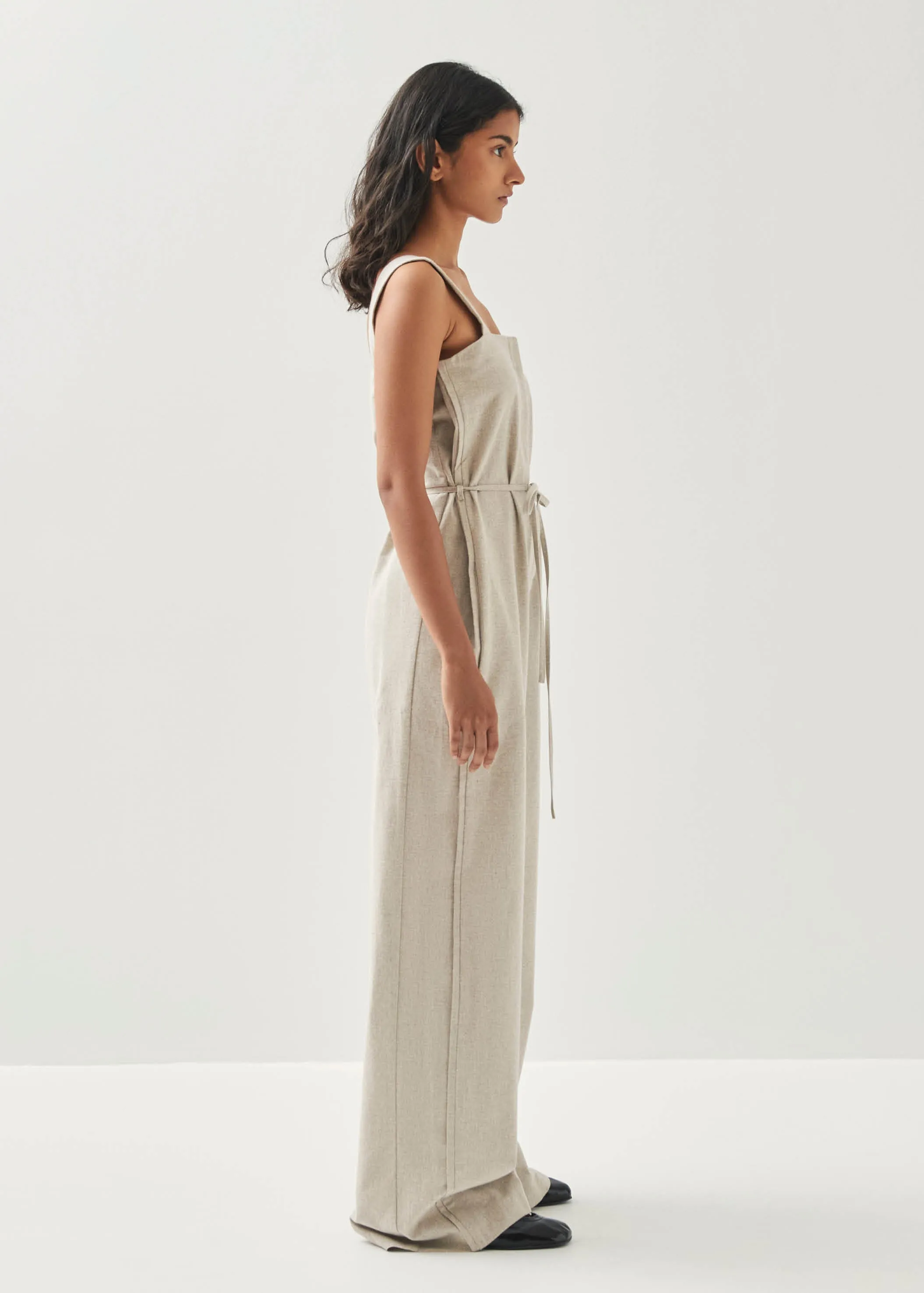 Inguer Cream Jumpsuit sold by Alohas product image thumbnail 2
