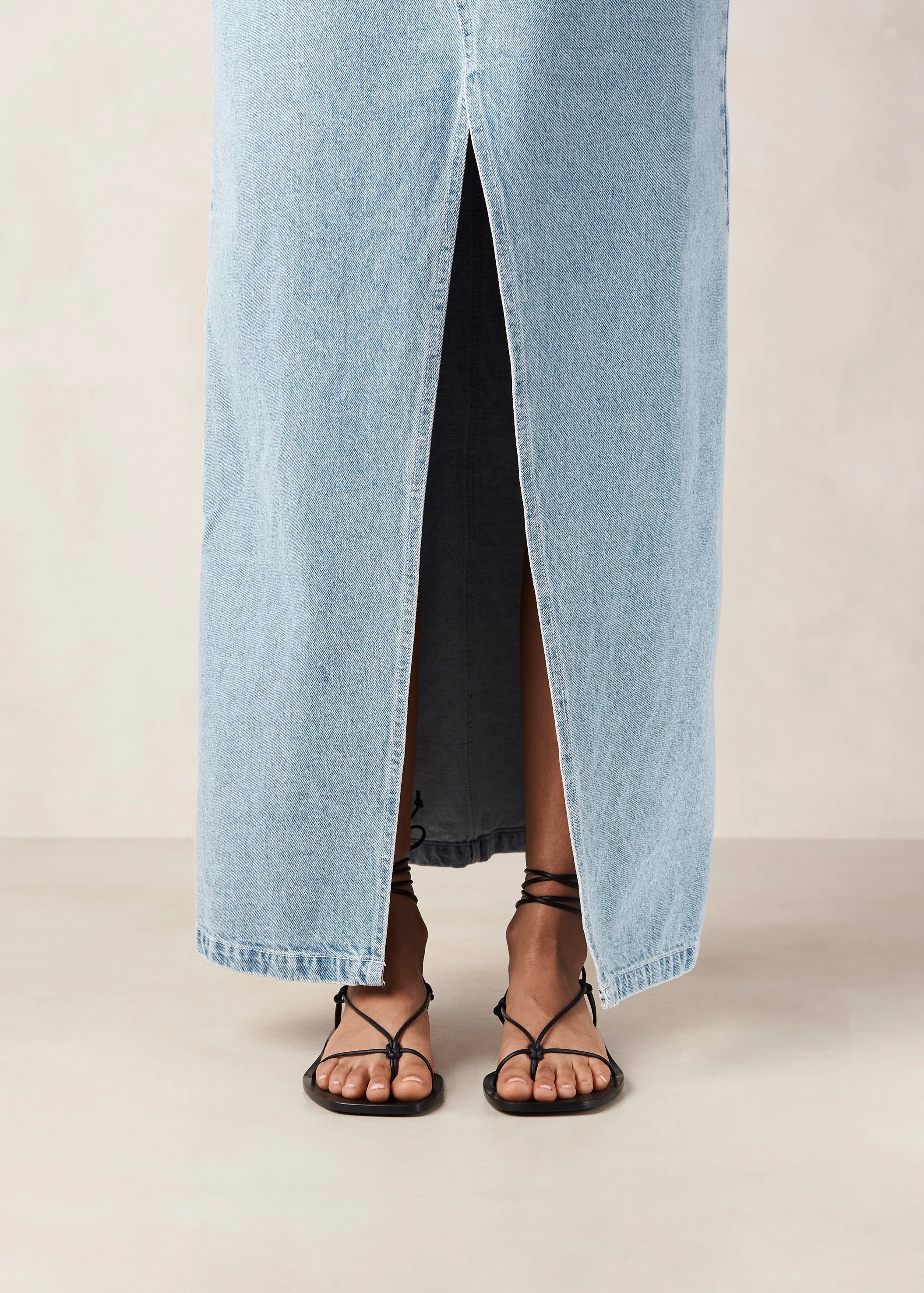 Misty Black Leather Sandals sold by Alohas