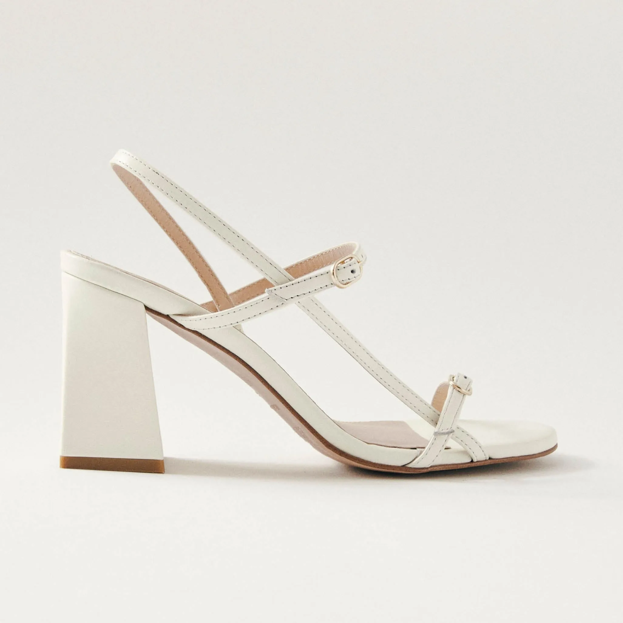 Elyn Cream Leather Sandals sold by Alohas product image thumbnail 3