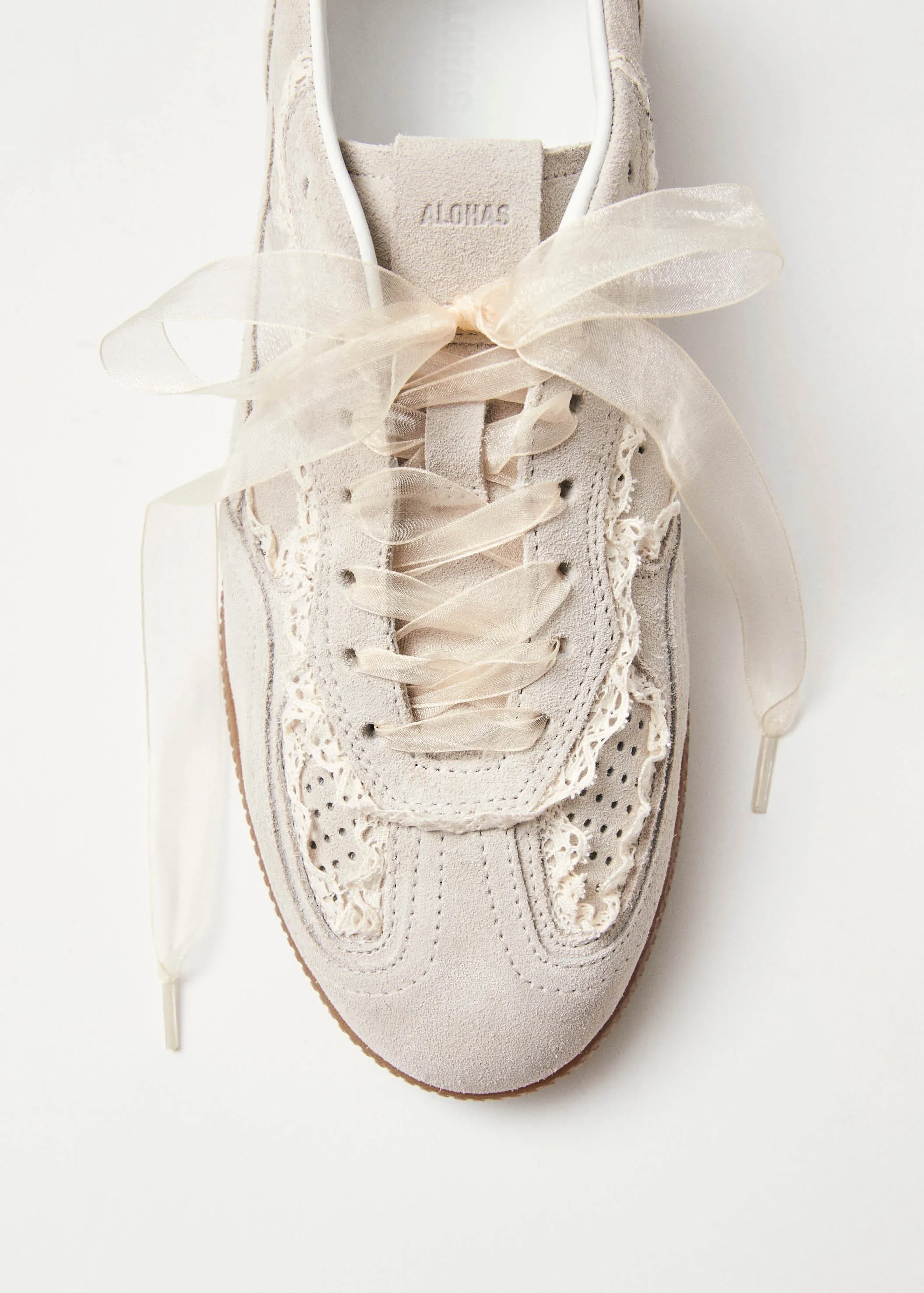 Tb.490 Crochet Cream Leather Sneakers sold by Alohas product image thumbnail 5