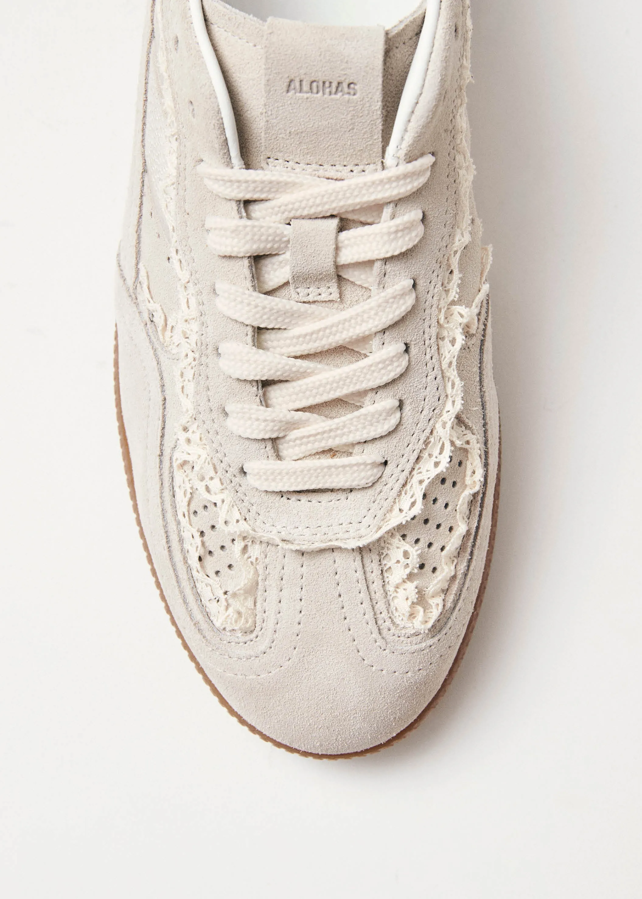 Tb.490 Crochet Cream Leather Sneakers sold by Alohas product image thumbnail 2