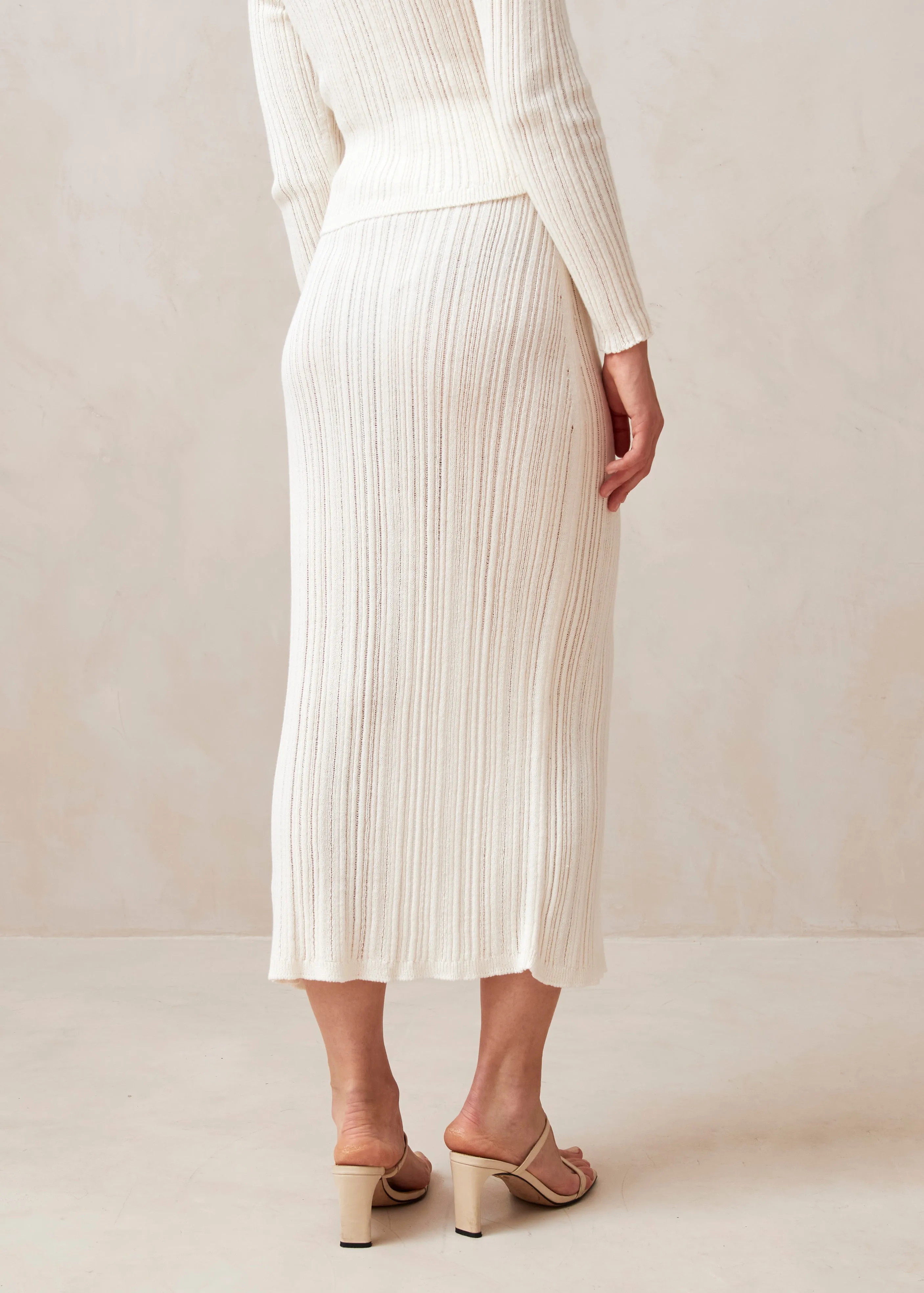Zoe White Skirt sold by Alohas product image thumbnail 4