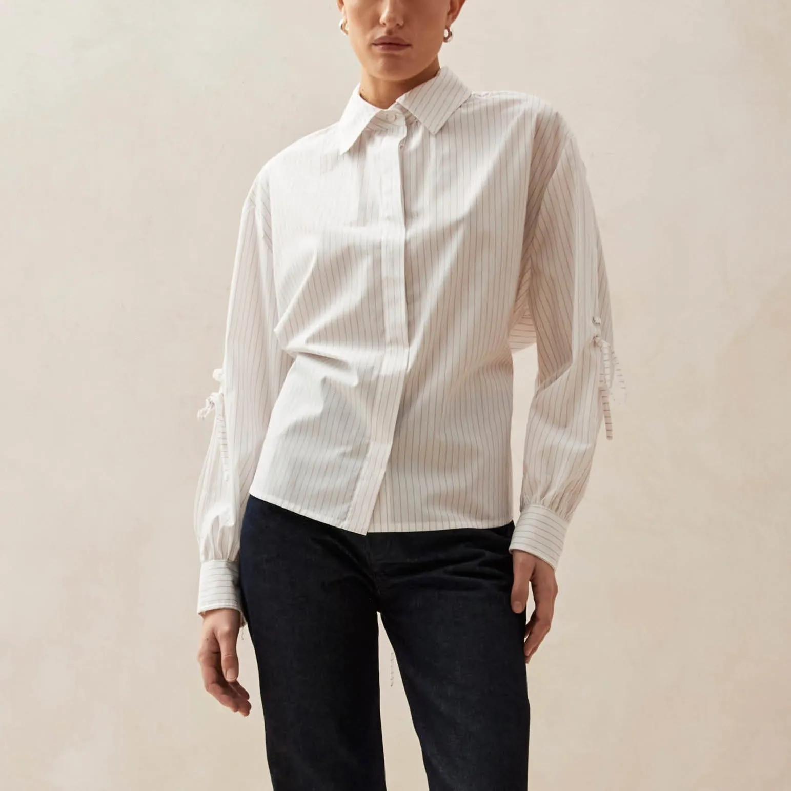 Sugar Red Thin Stripes Shirt sold by Alohas product image thumbnail 3