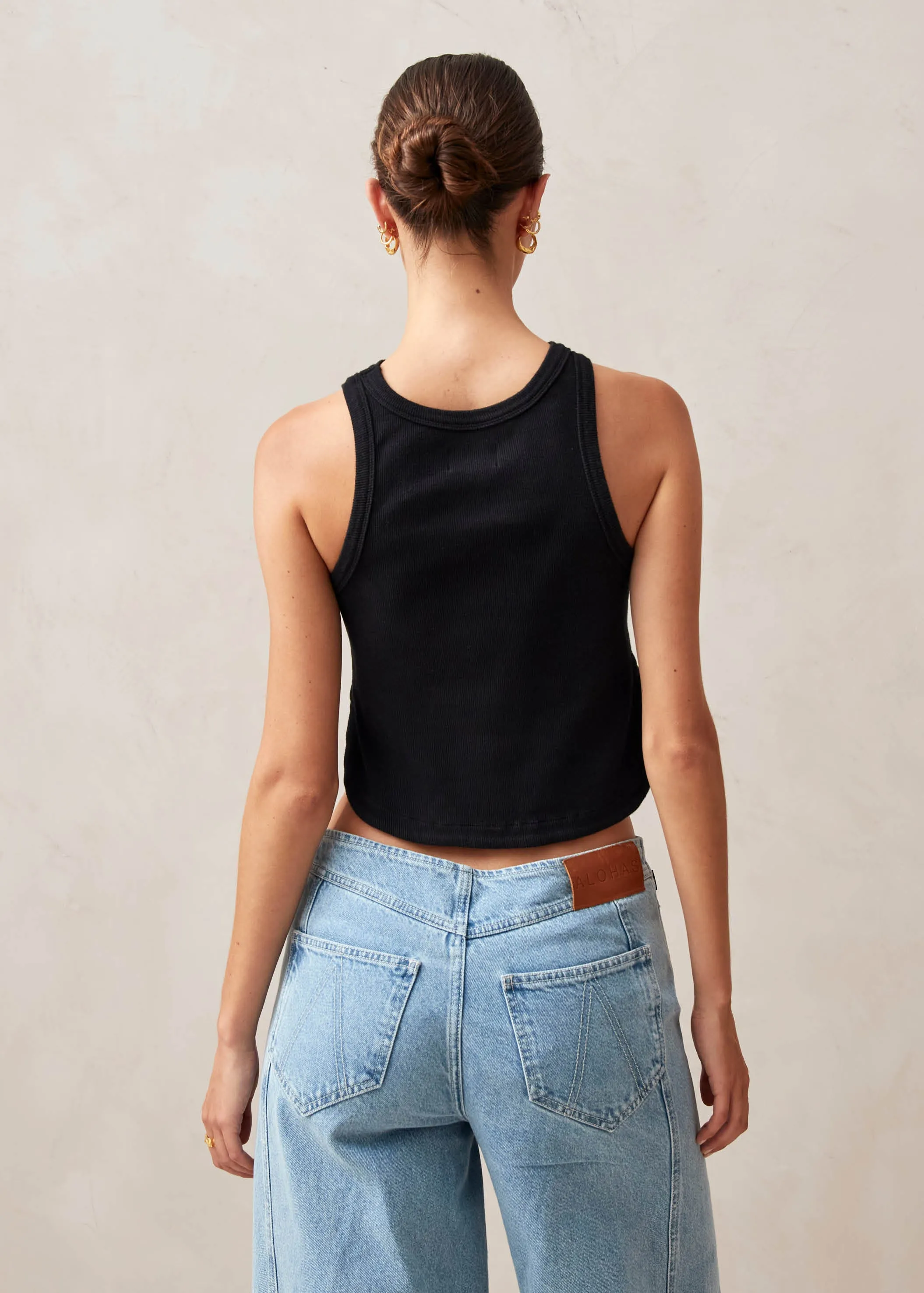 Dina Black Tank sold by Alohas product image thumbnail 4
