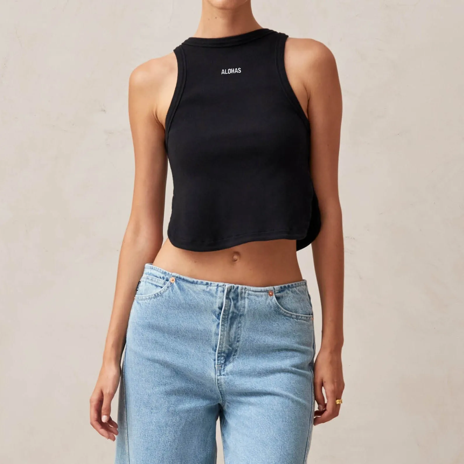 Dina Black Tank sold by Alohas product image thumbnail 3