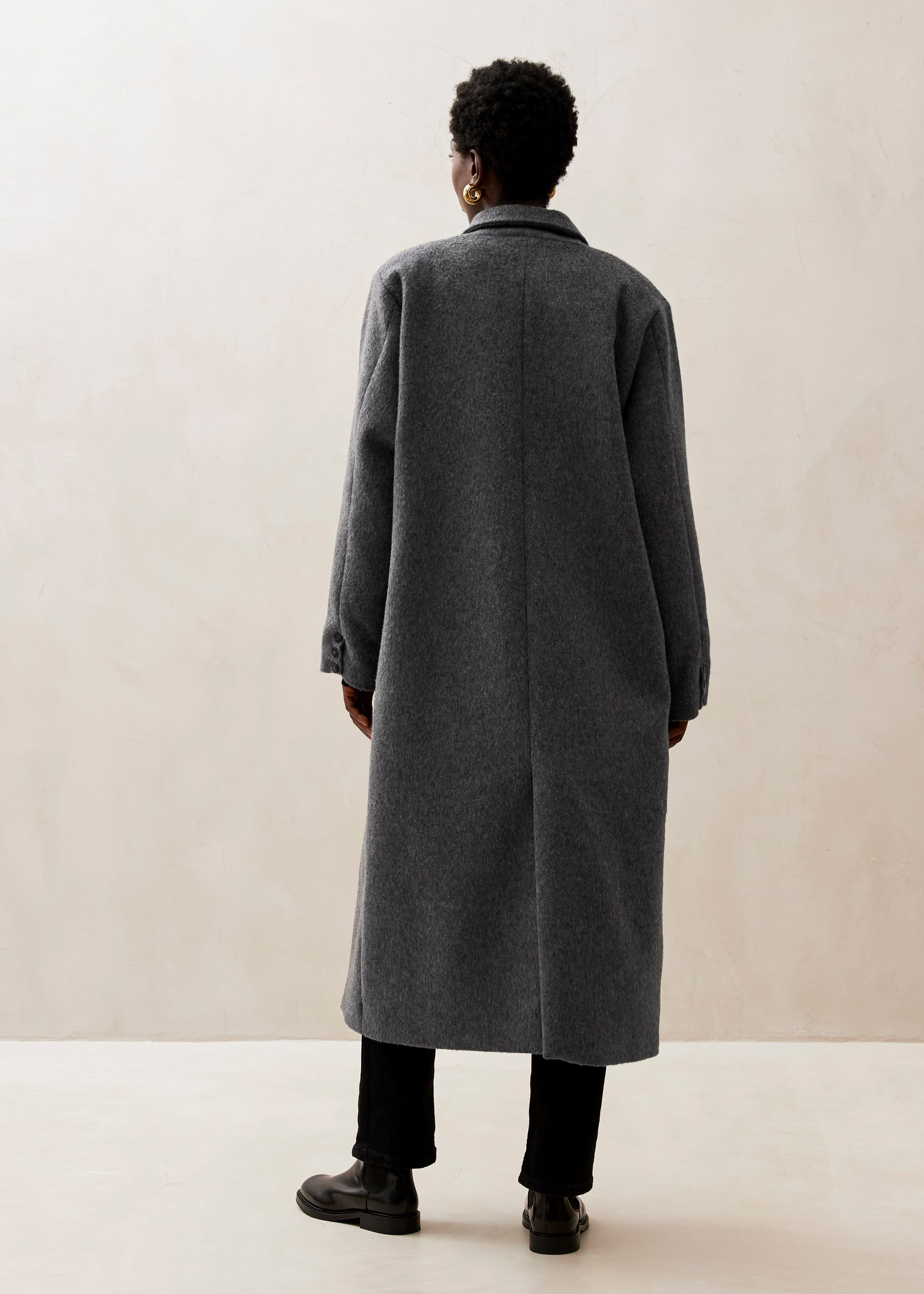 Jacqueline Grey Coat sold by Alohas product image thumbnail 4