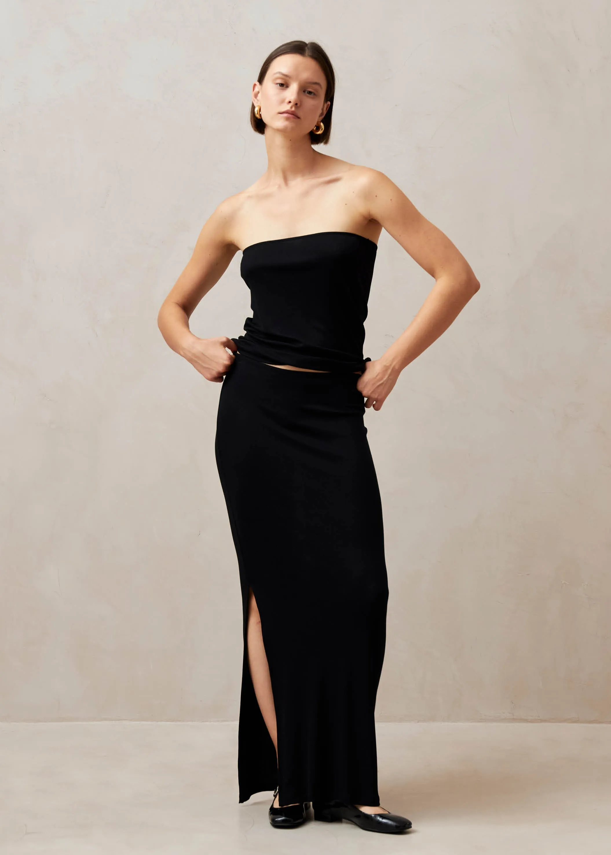 Mona Black Tank sold by Alohas product image thumbnail 2