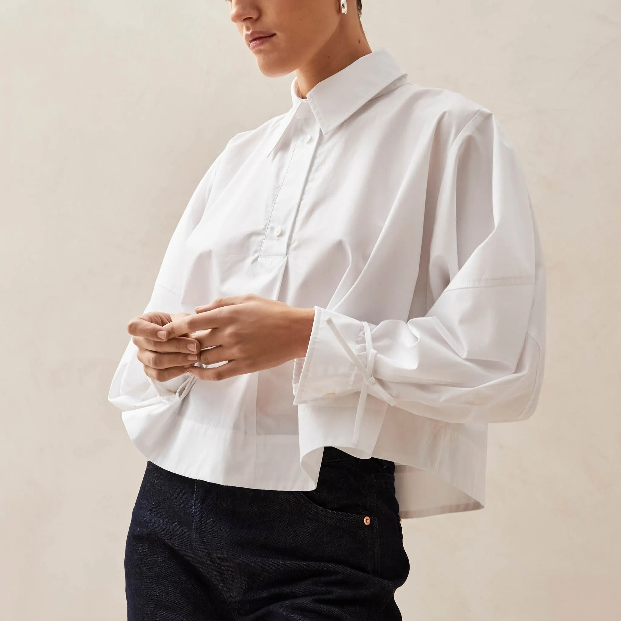 Adara White Shirt sold by Alohas product image thumbnail 3
