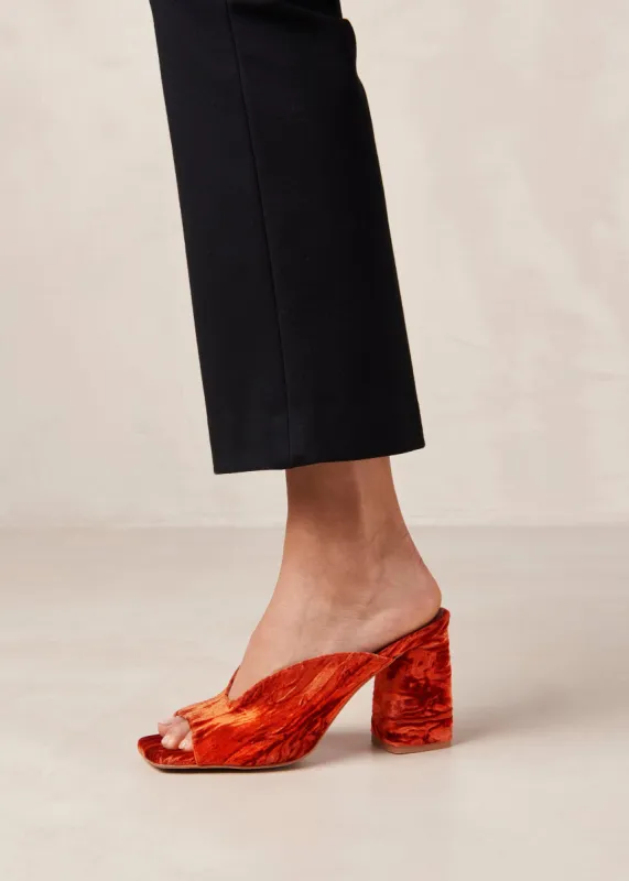 Frenchie Orange Velvet sold by Alohas