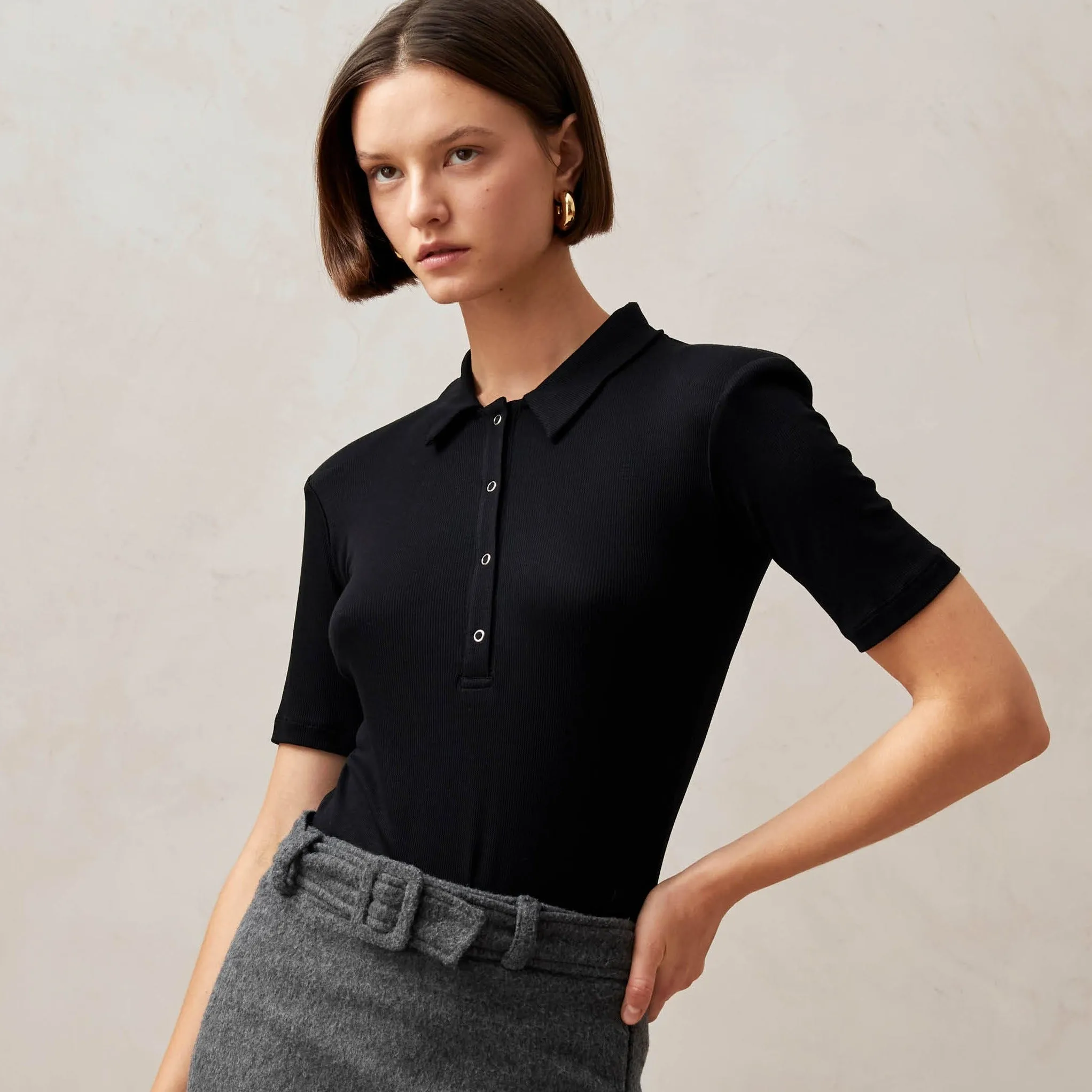 Maghery Black Tshirt sold by Alohas product image thumbnail 3