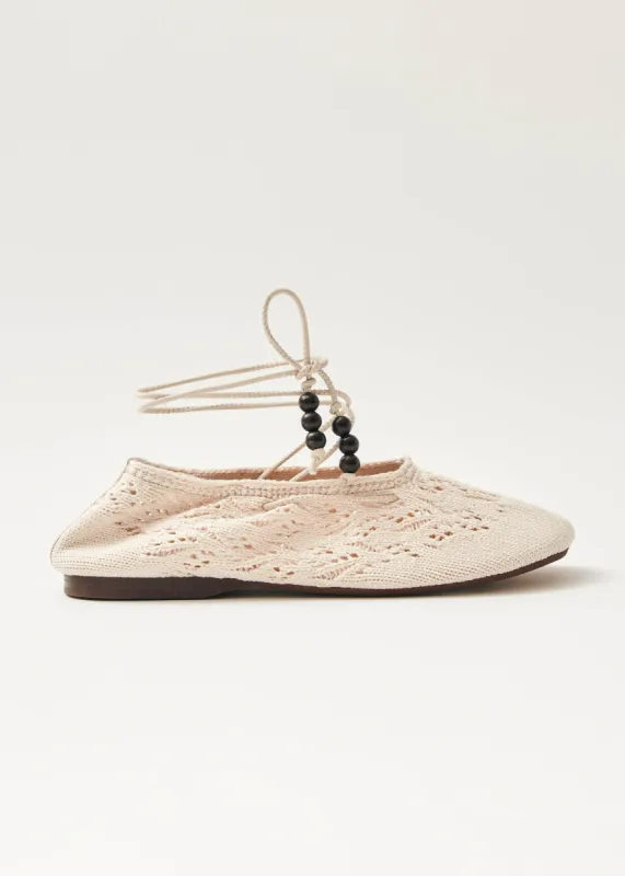 Alohas Rosemary Crochet Blue Ballet Flats | Parallel