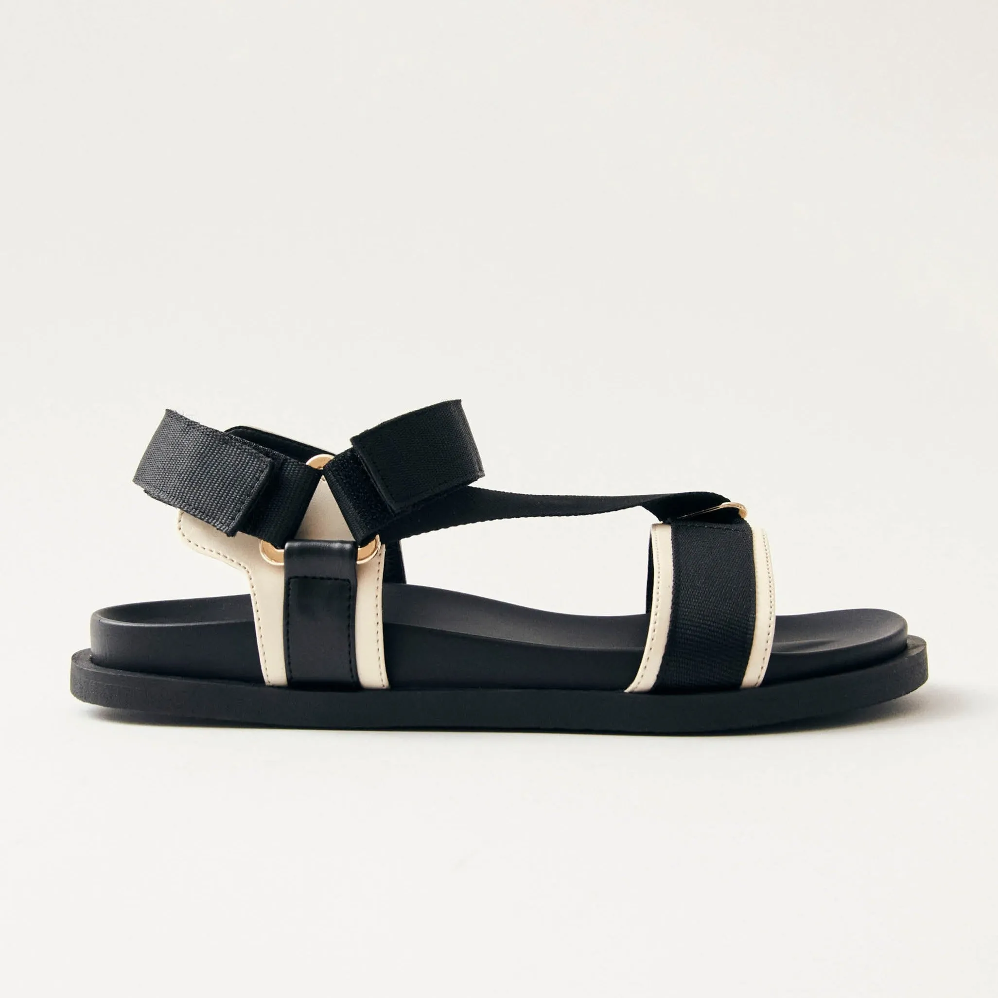 Indigo Black Vegan Leather Sandals sold by Alohas product image thumbnail 3