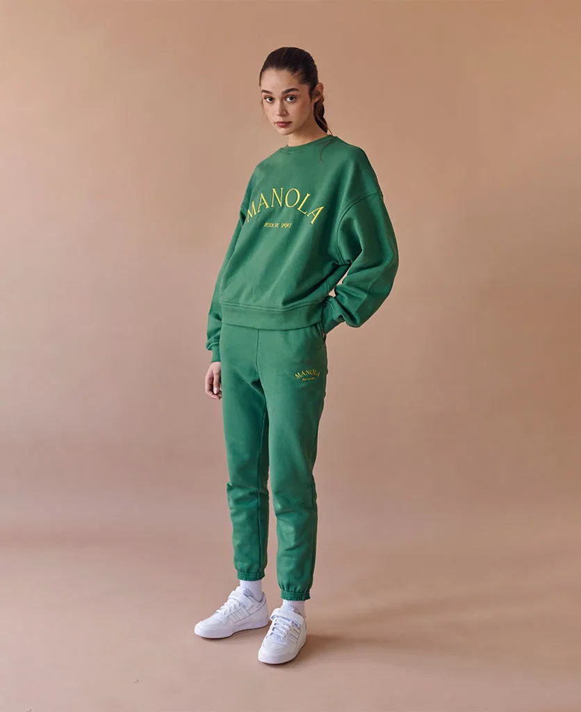 Iconic Sweatpants Dark Green sold by Alohas product image thumbnail 4