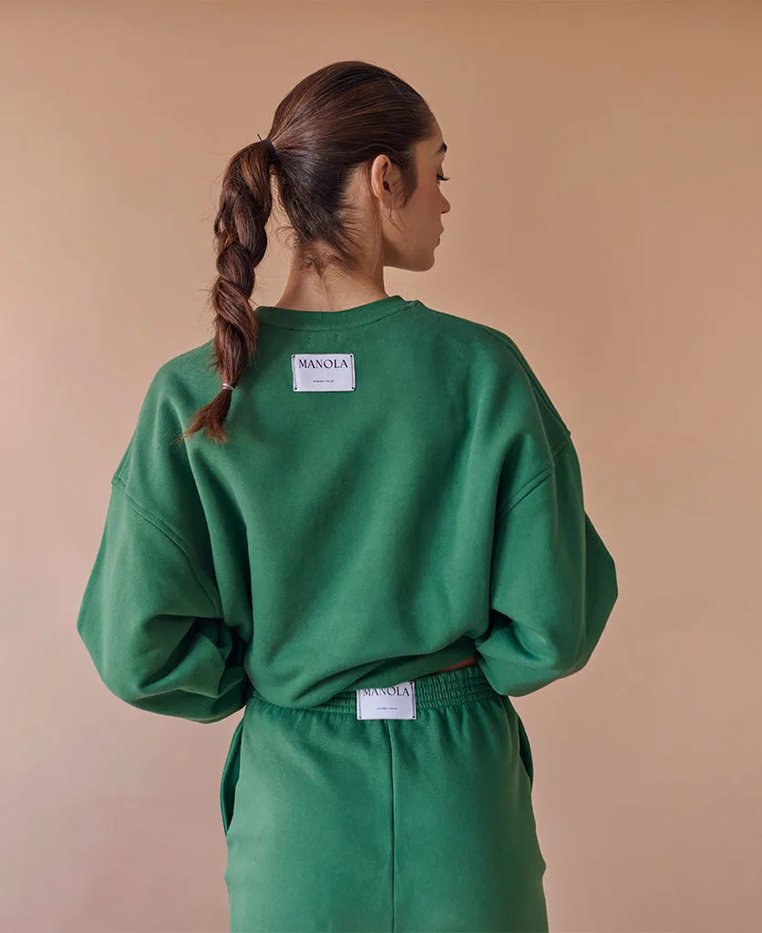 Iconic Sweatpants Dark Green sold by Alohas product image thumbnail 3