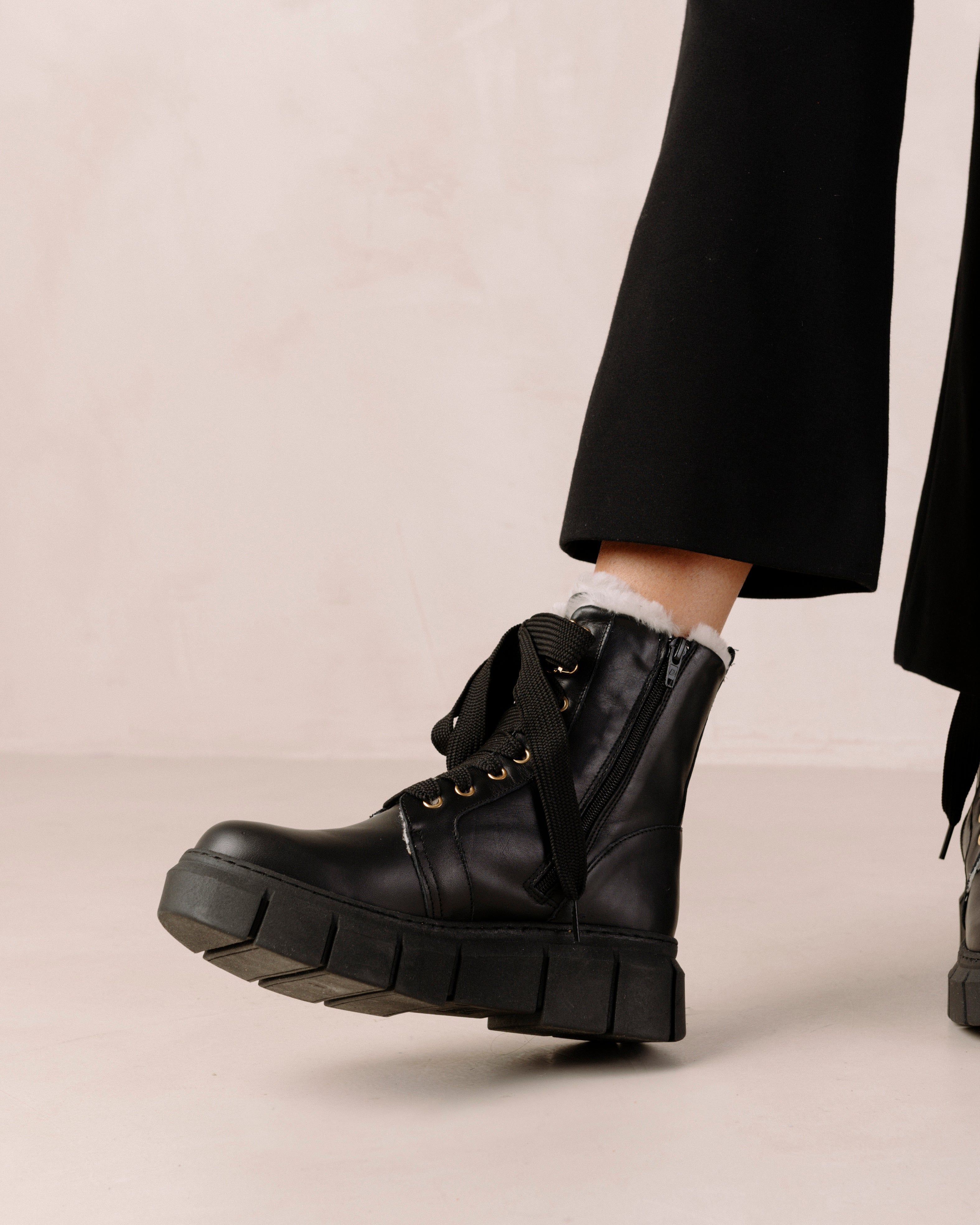 Can Can Black Shearling sold by Alohas product image thumbnail 2