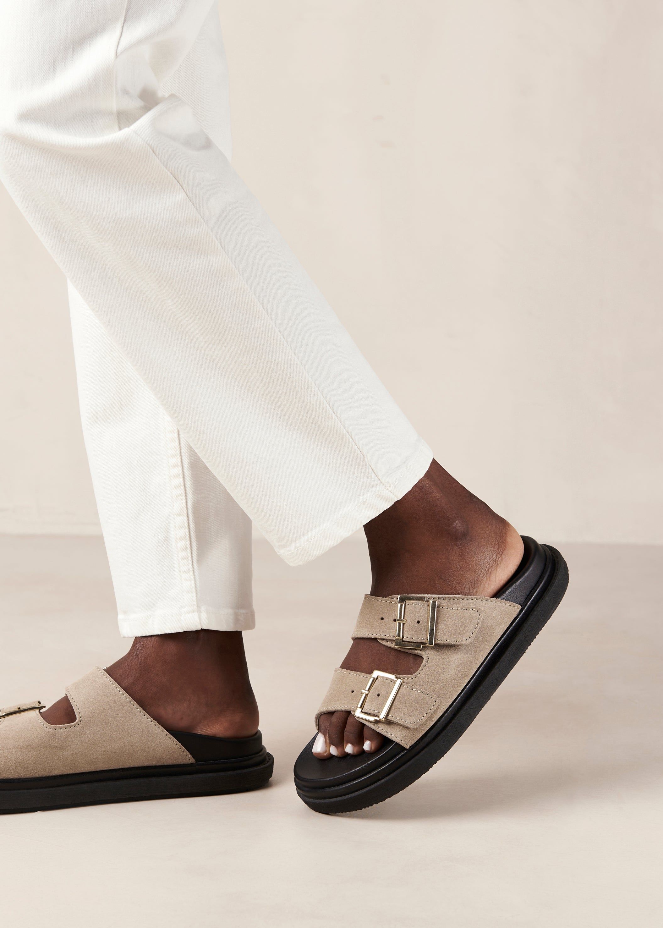 Buckle Strap Suede Taupe sold by Alohas product image thumbnail 4