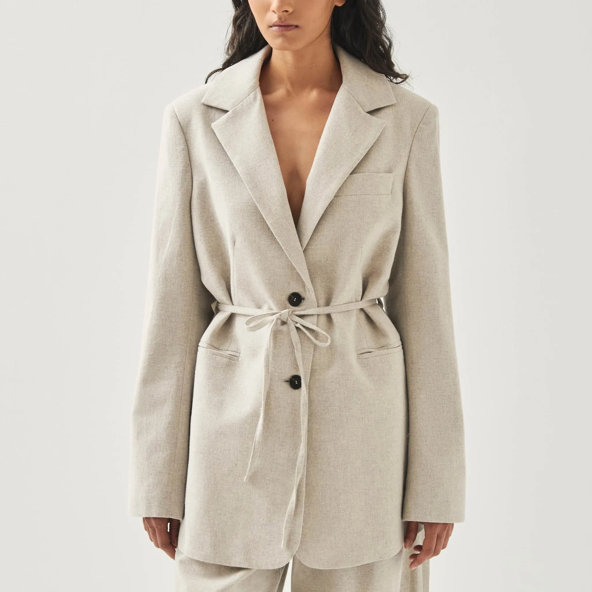 Very Cream Blazer sold by Alohas product image thumbnail 3