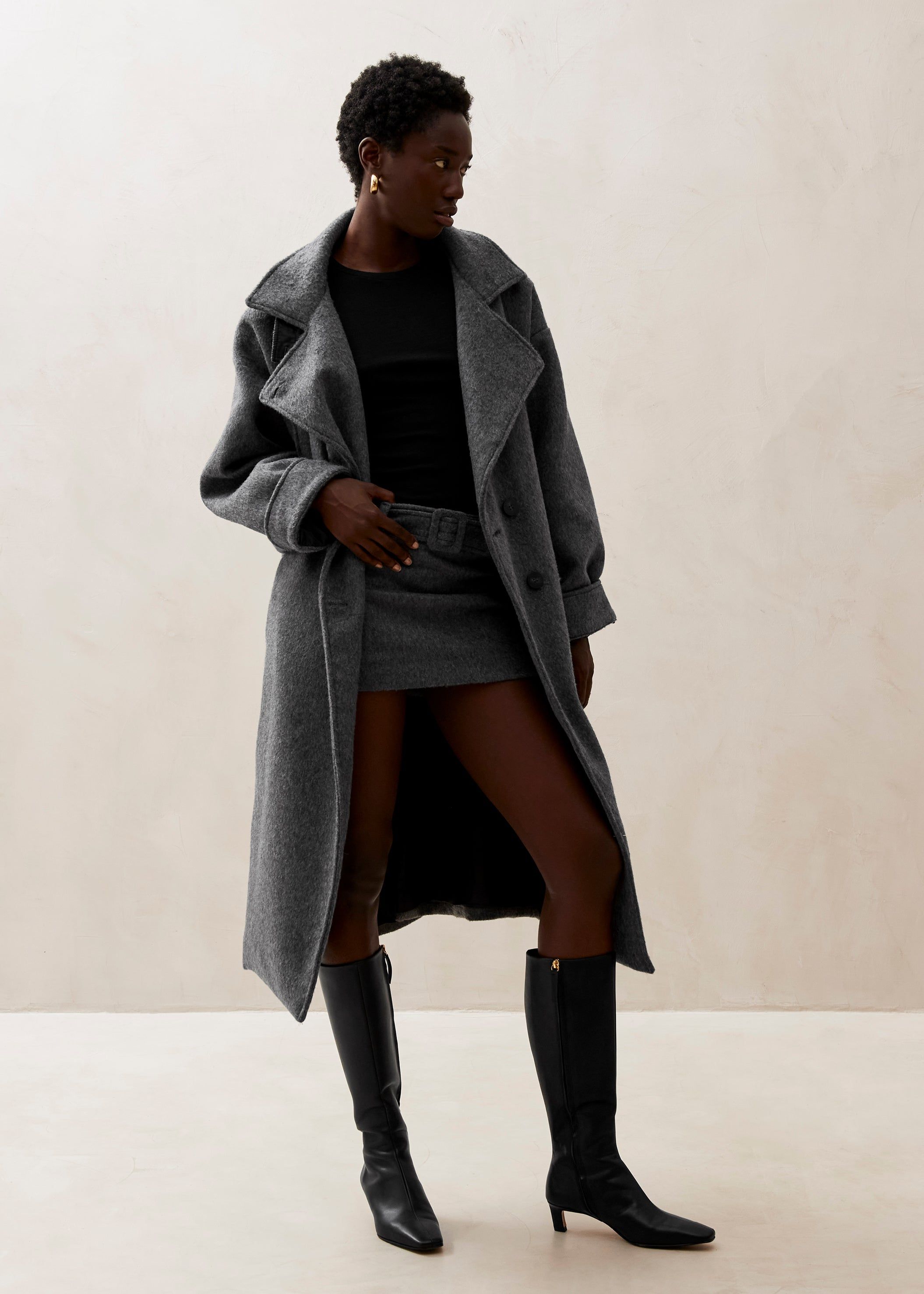 Hamari Grey Coat sold by Alohas