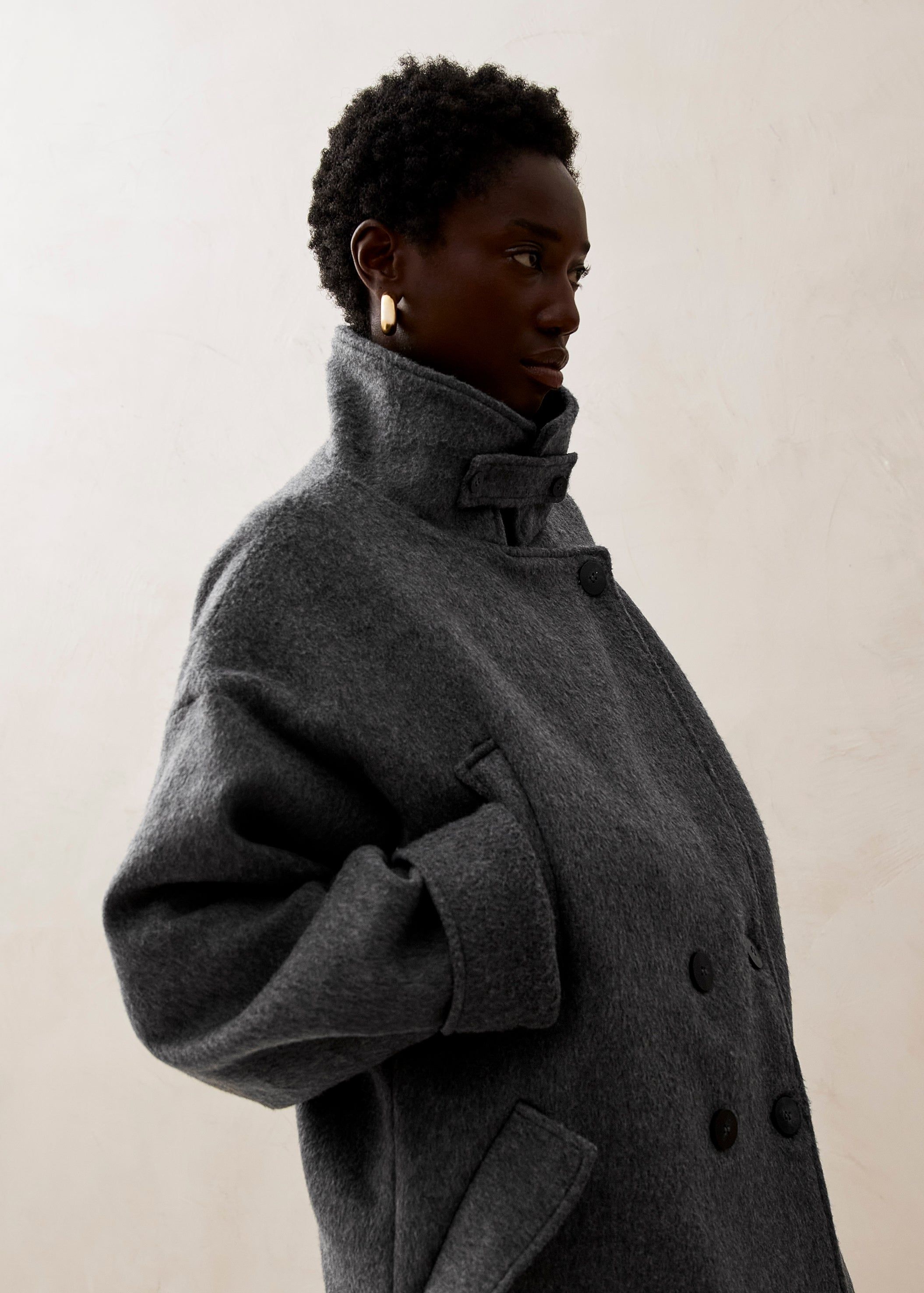 Hamari Grey Coat sold by Alohas product image thumbnail 5