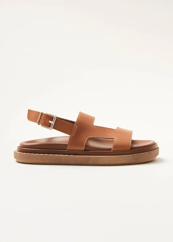 Lorelei Tan Leather Sandals sold by Alohas
