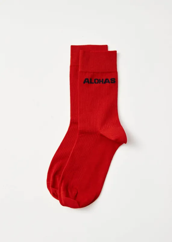 Ava Red Socks sold by Alohas