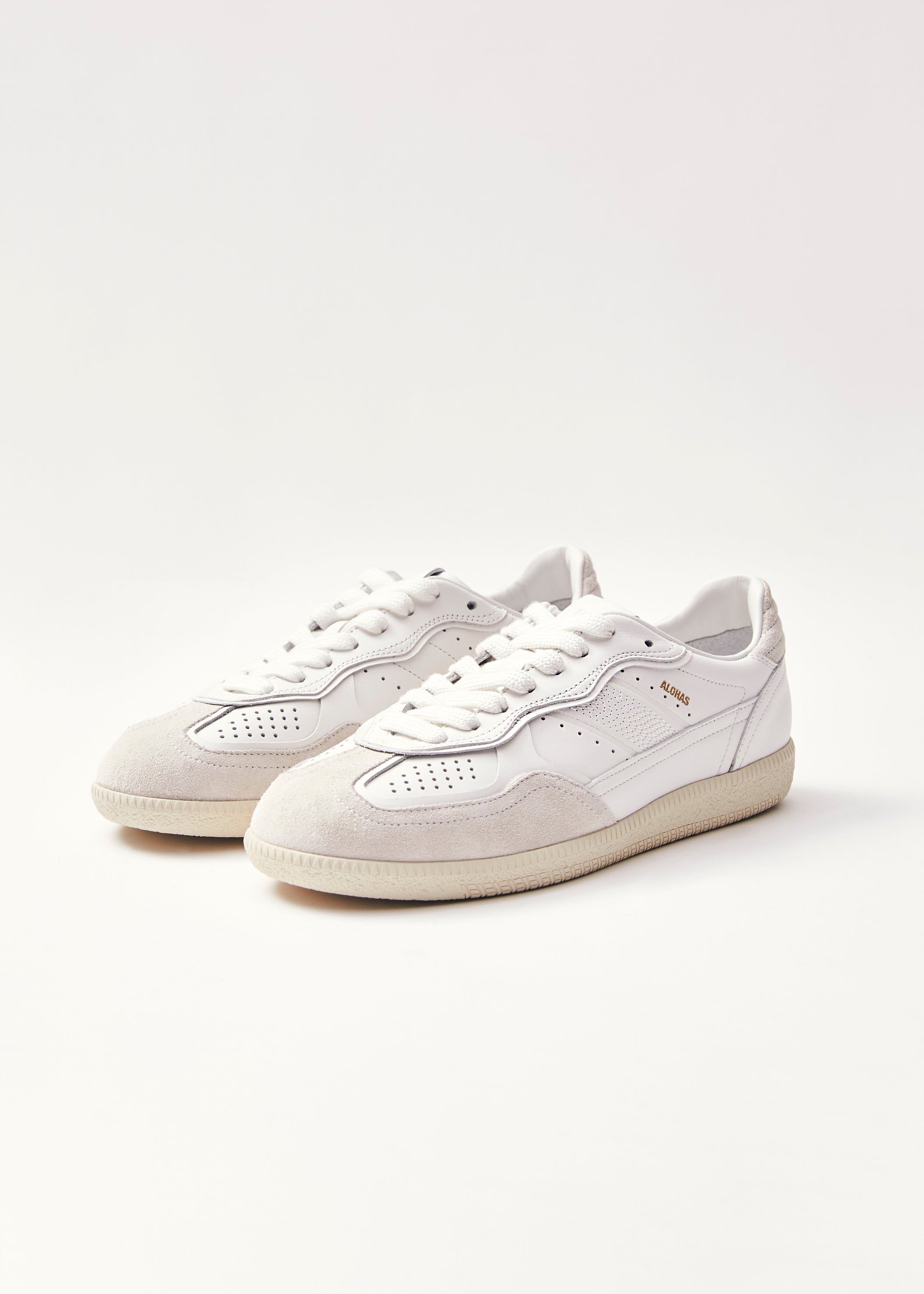 Tb.490 Light Grey Leather Sneakers sold by Alohas product image thumbnail 4