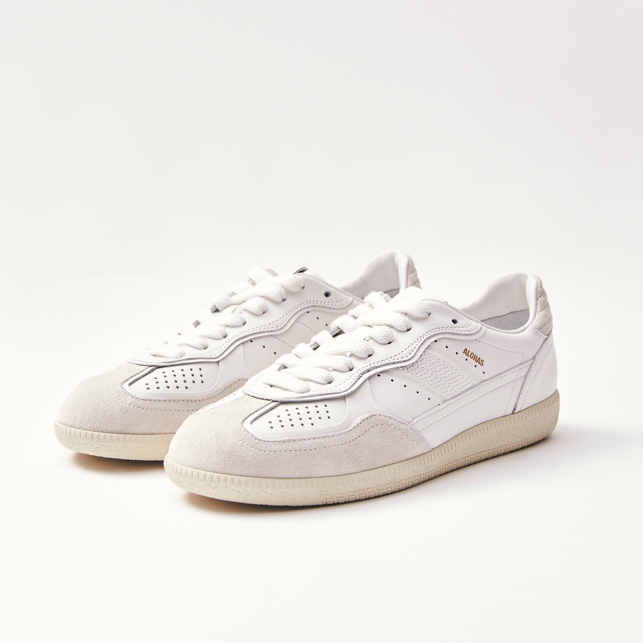 Tb.490 Light Grey Leather Sneakers sold by Alohas product image thumbnail 3