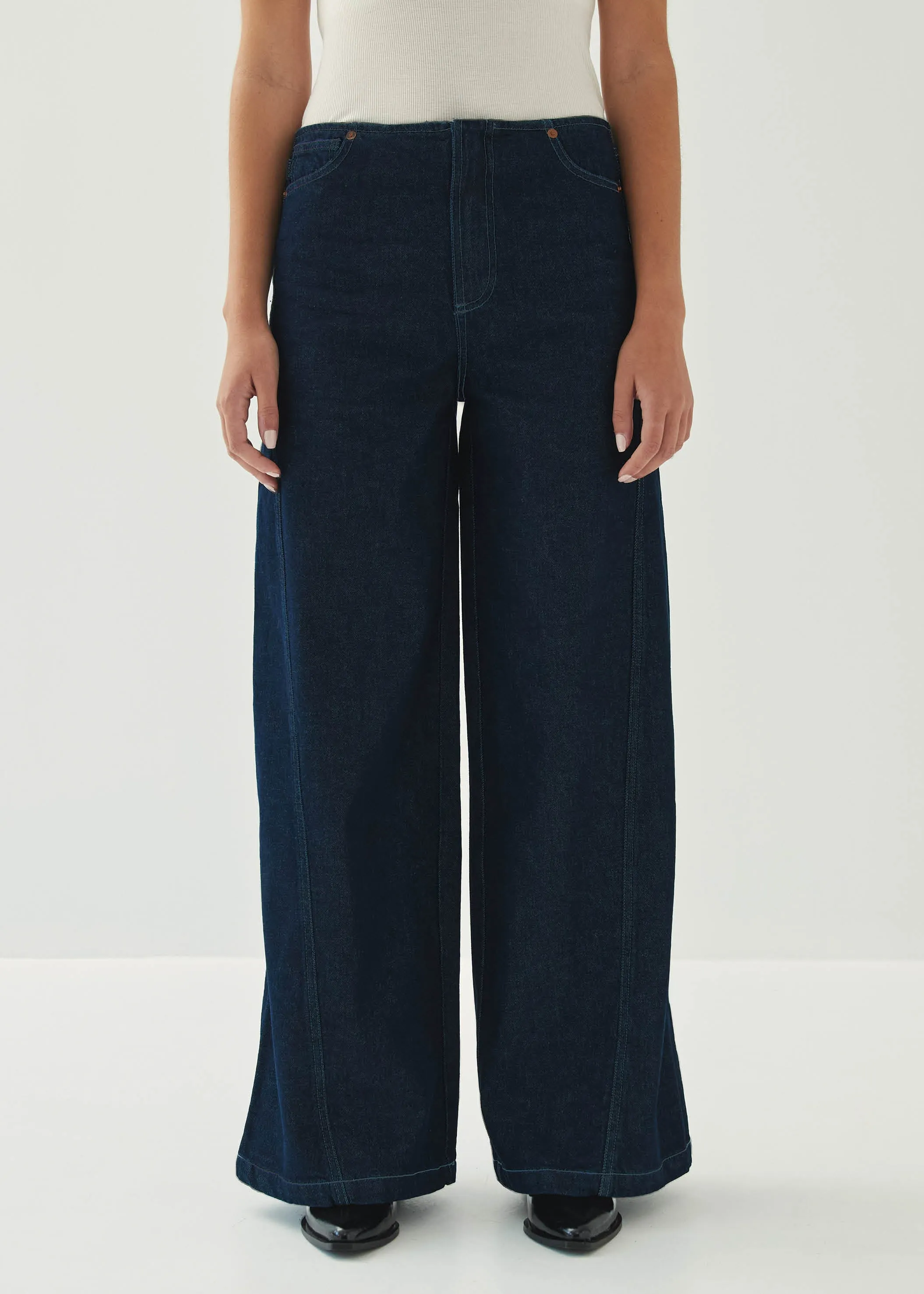 Magda Indigo Denim Trousers sold by Alohas product image thumbnail 5
